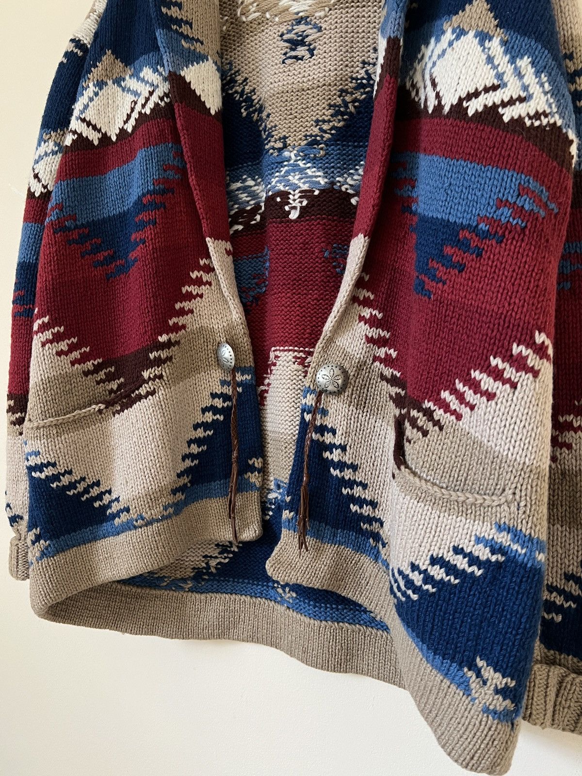 Polo Ralph Lauren Rare❗️Vintage Ralph Lauren Country Hand Knit Sweater Cardigan Size US L / EU 52-54 / 3 - 8 Thumbnail