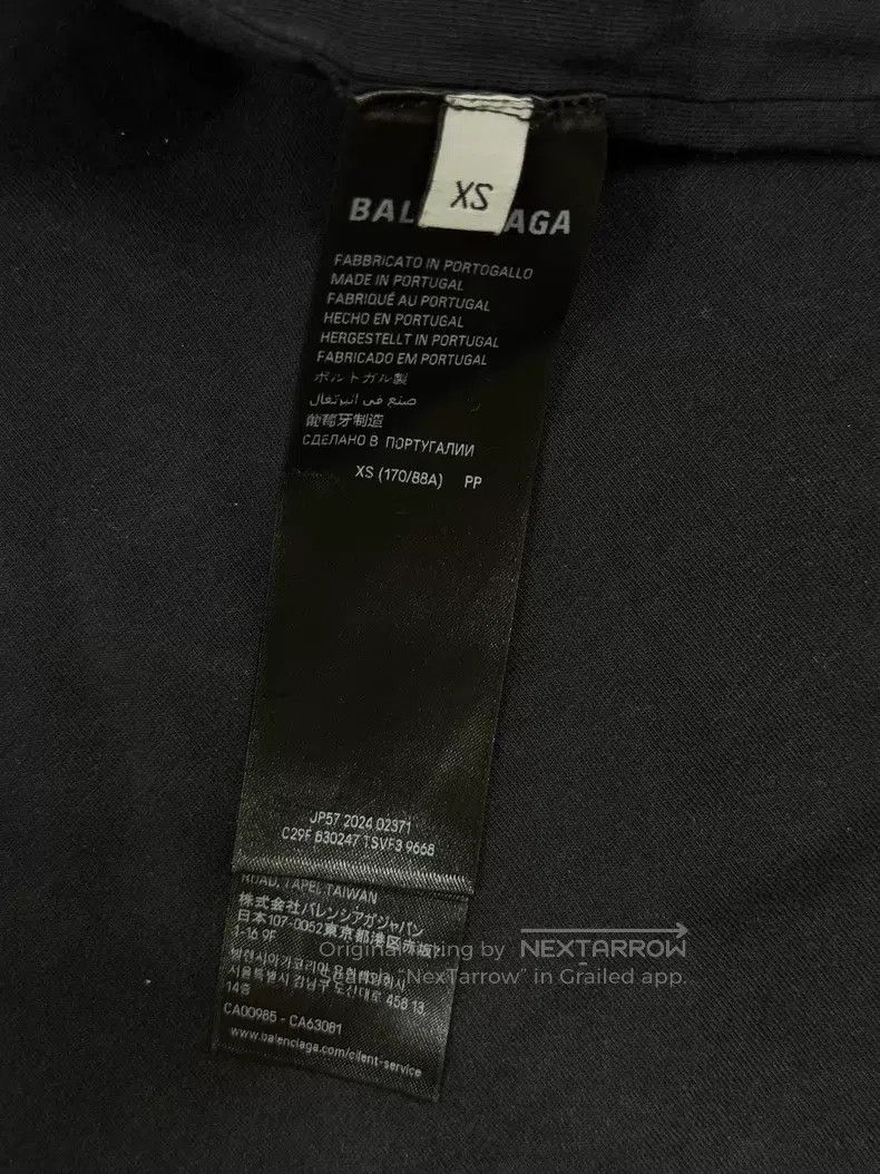 Balenciaga Balenciaga Black Short Sleeve T-Shirt Size US XS / EU 42 / 0 - 8 Thumbnail