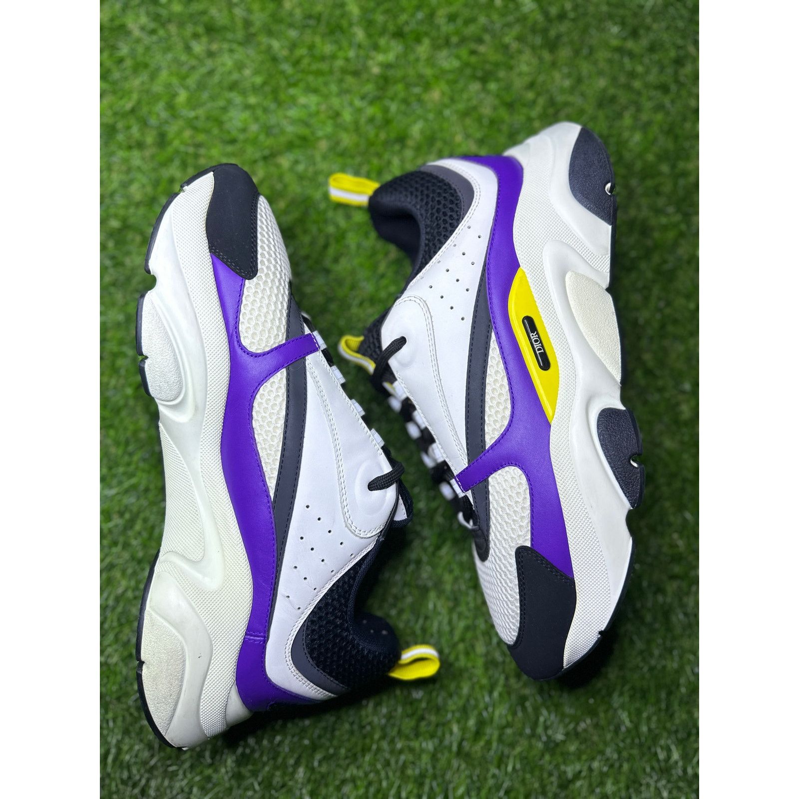 Dior Size 45 (12 US) - Dior B22 Reflective Sneaker Lakers Purple Size US 12 / EU 45 - 3 Thumbnail