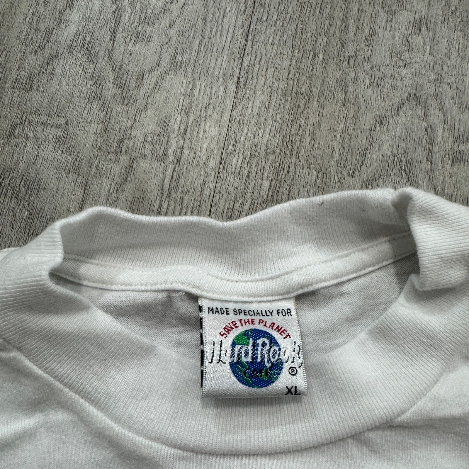 Hard Rock Cafe Vintage Hard Rock Cafe Singapore Shirt Men's XL White 90s Size US XL / EU 56 / 4 - 5 Thumbnail