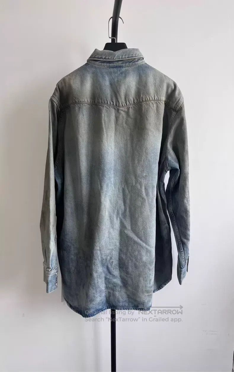 Acne Studios Acne Studios SS23 Mud-Dyed Distressed Button-Down Denim Lo Size US L / EU 52-54 / 3 - 2 Thumbnail