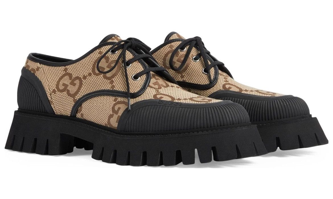 Gucci Gucci Monogram Jumbo GG Miro Soft Calfskin Loafers Size US 8.5 / EU 41-42 - 1 Thumbnail