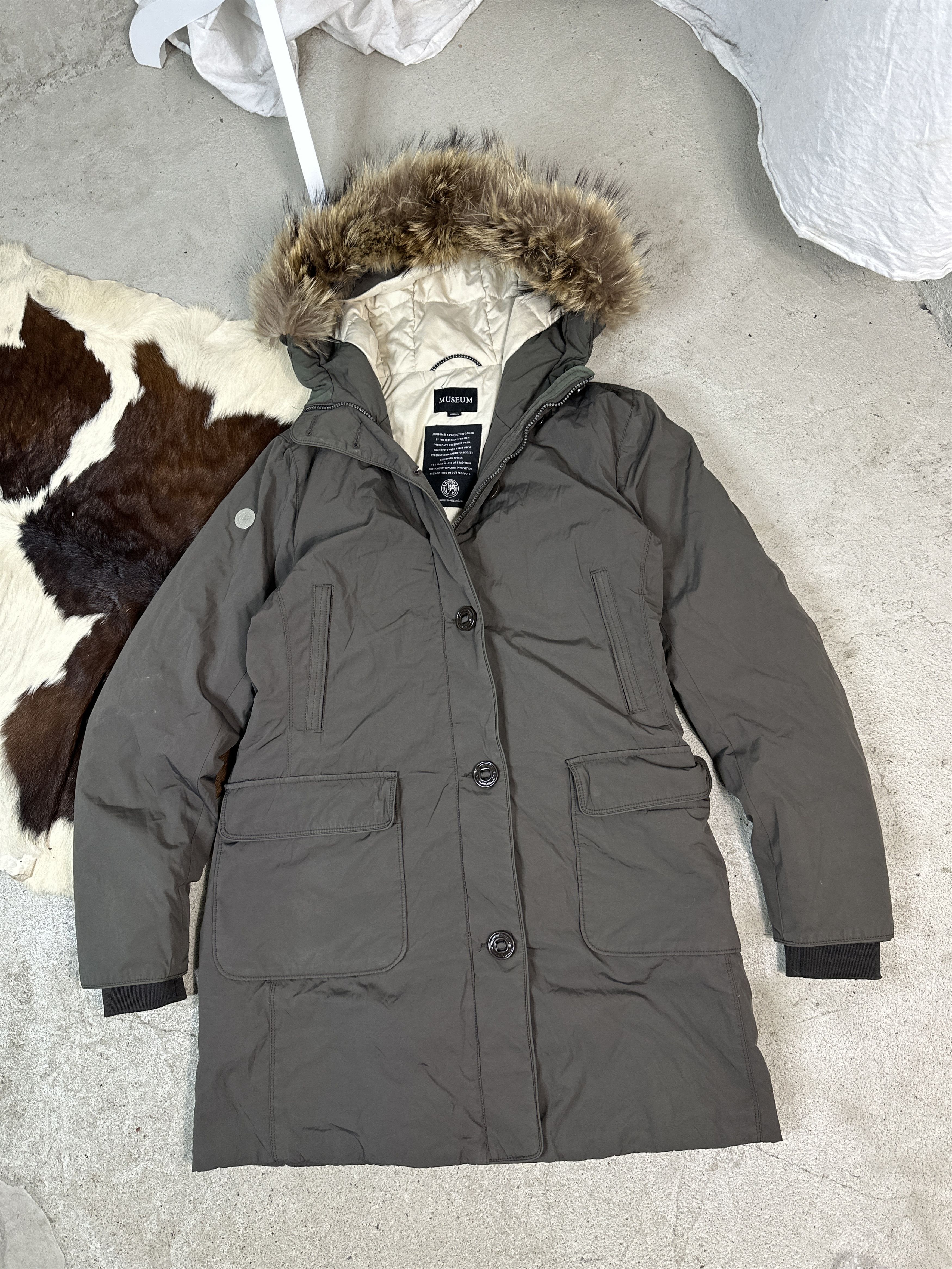 Vintage Women's Museum Parka Jacket Size M / US 6-8 / IT 42-44 - 1 Thumbnail