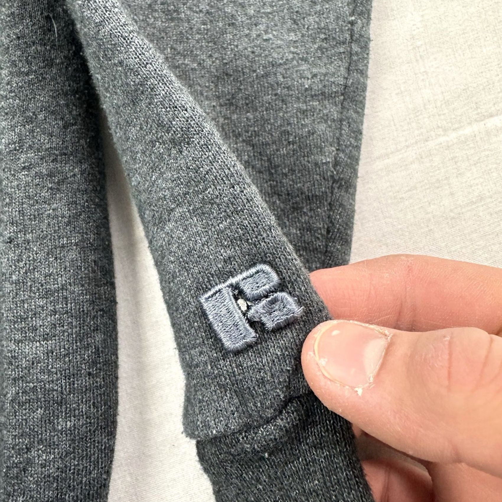 Russell Athletic VINTAGE Russell Athletic Hoodie Adult M Gray USA 70s Full Zip Hooded Pockets Mens Size US M / EU 48-50 / 2 - 3 Thumbnail