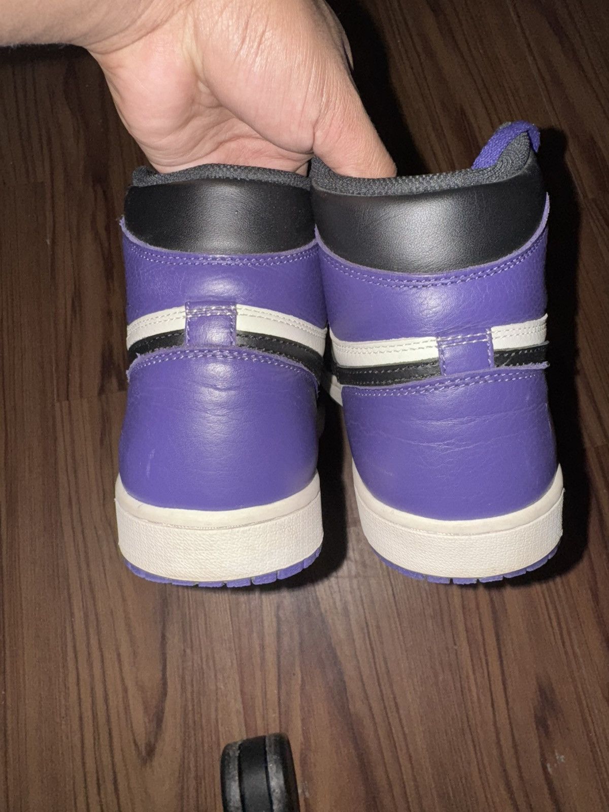Nike Jordan 1 Court Purple 1.0 Size US 10.5 / EU 43-44 - 3 Thumbnail