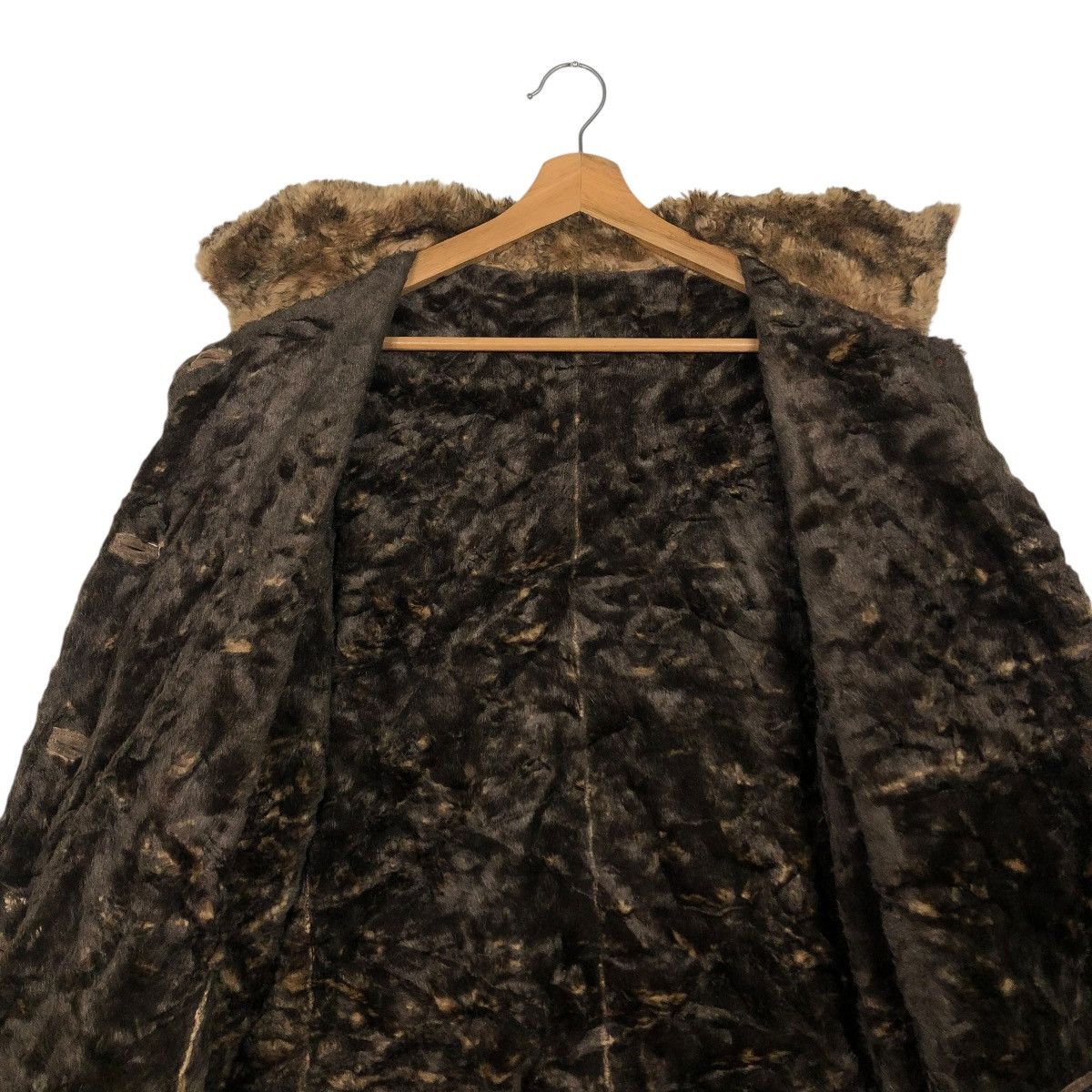 Japanese Brand 🔥VINTAGE LEATHER JACKET BLANKET FUR NY COMPANY ISSEY MIYAKE Size US XL / EU 56 / 4 - 16 Thumbnail
