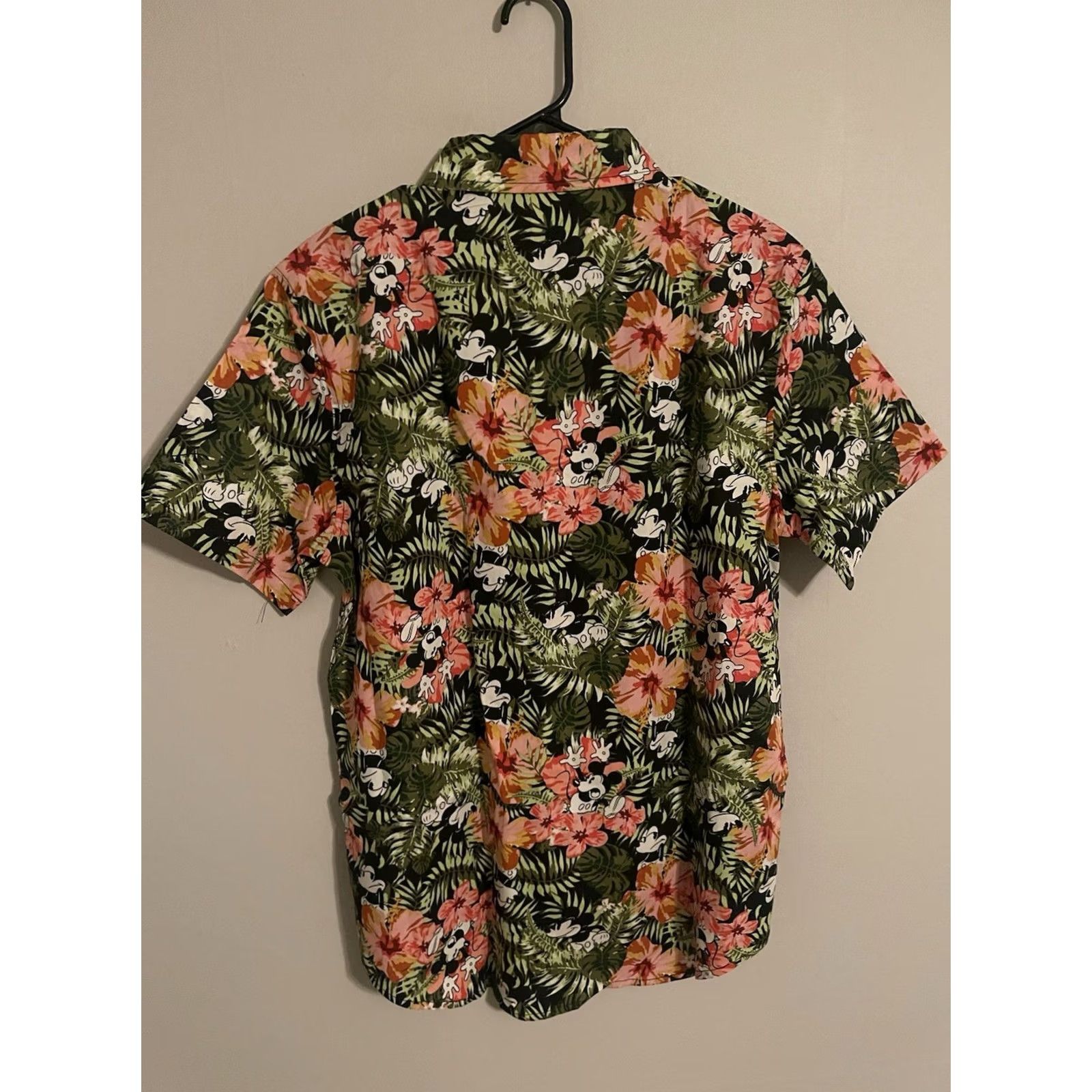 Disney Disney Mickey Mouse Floral Hawaiian Shirt Men's Medium Multicolor Button Casual Size US M / EU 48-50 / 2 - 4 Thumbnail