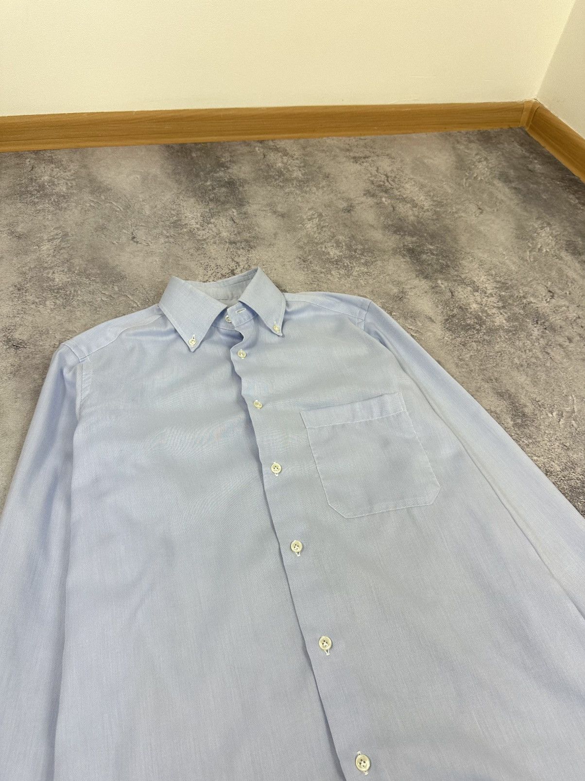 Pal Zileri Vintage Pal Zileri Luxury Formal Designer Shirt Button Up Size US S / EU 44-46 / 1 - 5 Thumbnail