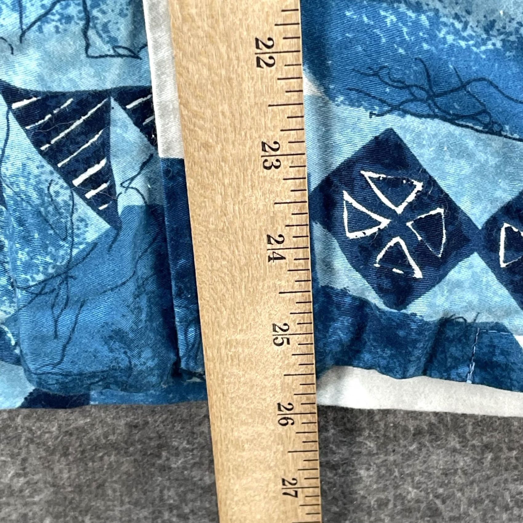Vintage Duke Kahanamoku Shirt Mens Small Blue Aloha Hawaiian Tapa Print Camp Collar Size US S / EU 44-46 / 1 - 6 Thumbnail
