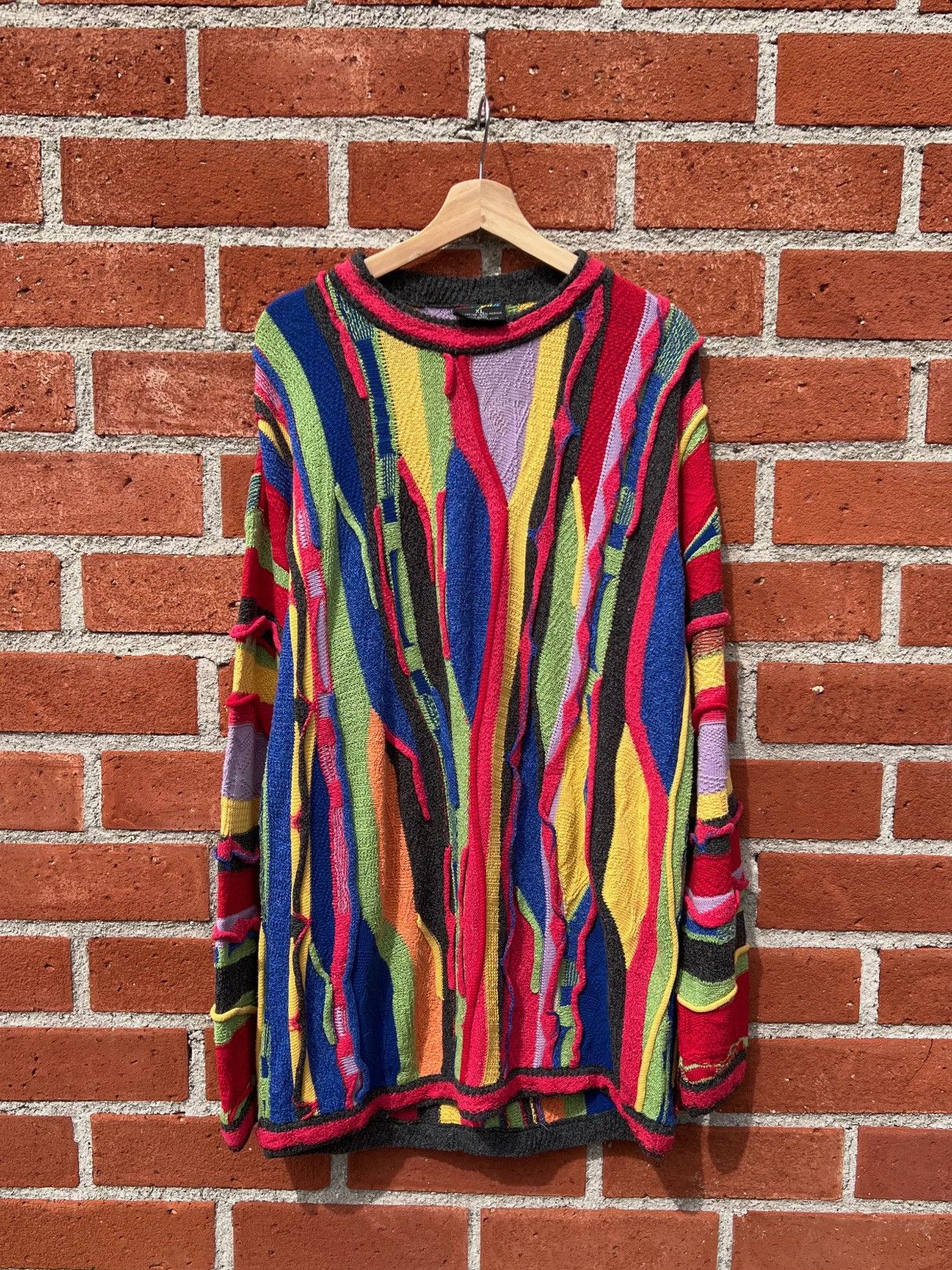 Coogi × Vintage Vintage Coogi Australia 3D Knit Style Sweater Size 