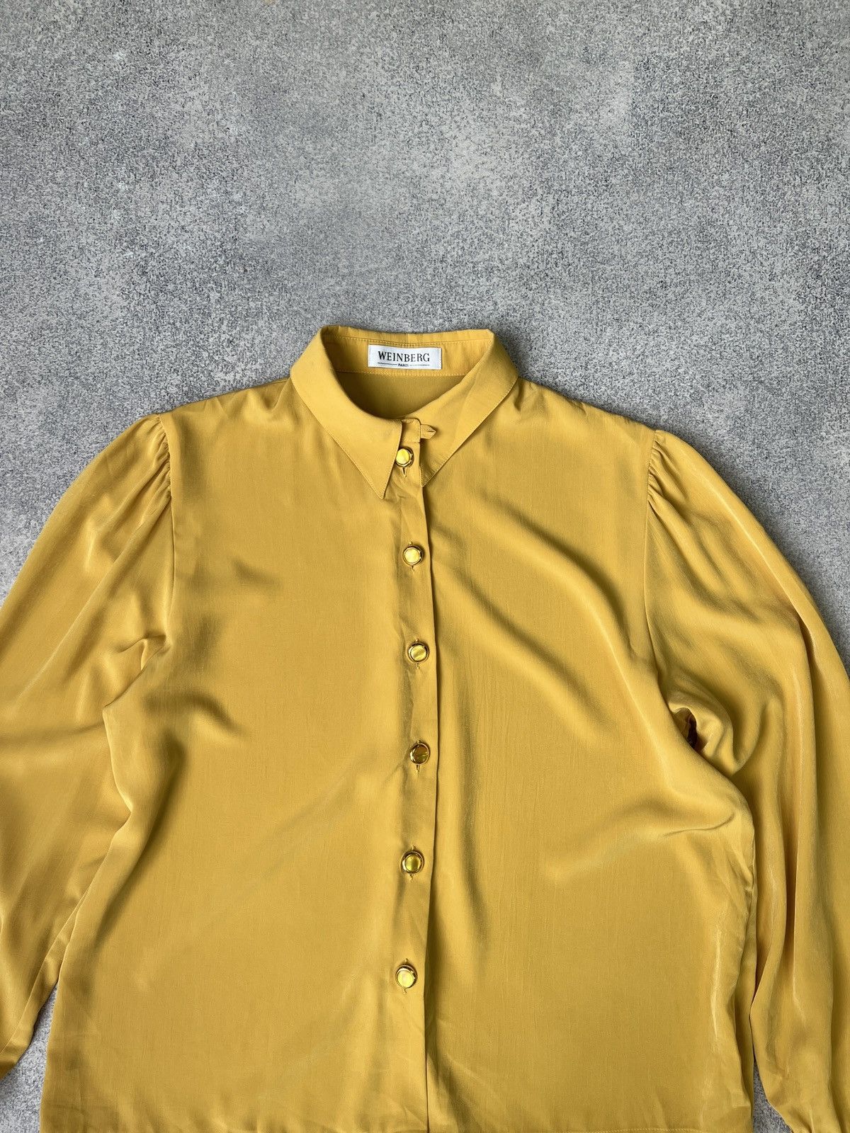 Designer × Vintage Vintage Weinberg Paris Womens Luxury Shirt Size XL / US 12-14 / IT 48-50 - 6 Thumbnail