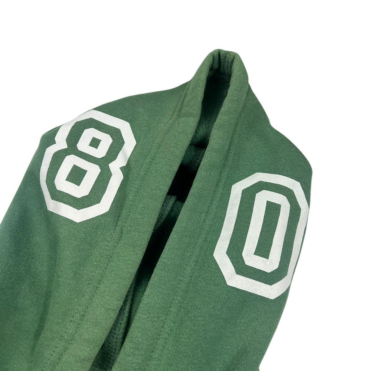 Stussy Vintage Stussy Spellout Zip Up Hoodie Green - Large Size US L / EU 52-54 / 3 - 4 Thumbnail