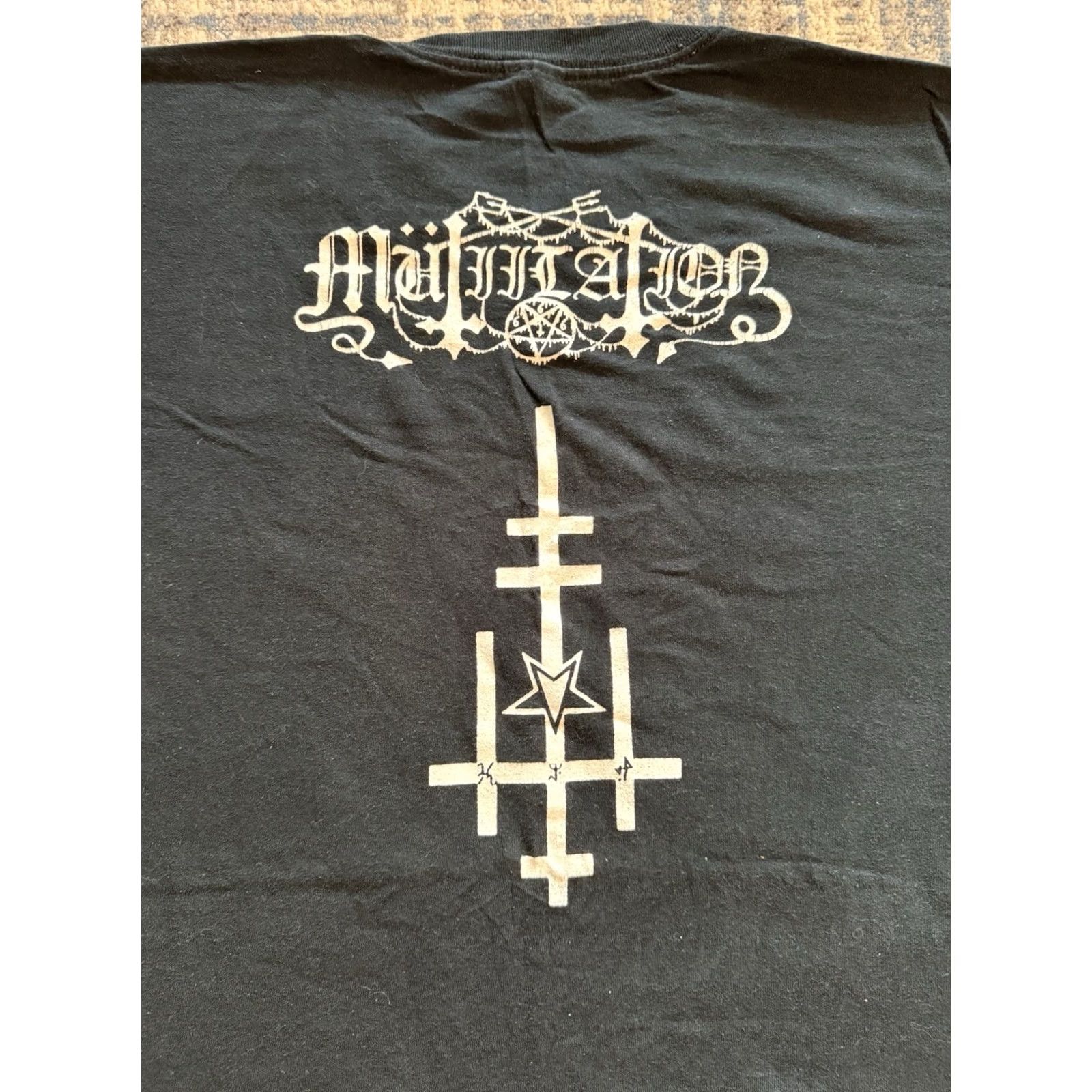 Vintage VINTAGE Mutiilation Black Metal Band T Shirt XL 2000s Wind Of War Mens Size US XL / EU 56 / 4 - 4 Thumbnail