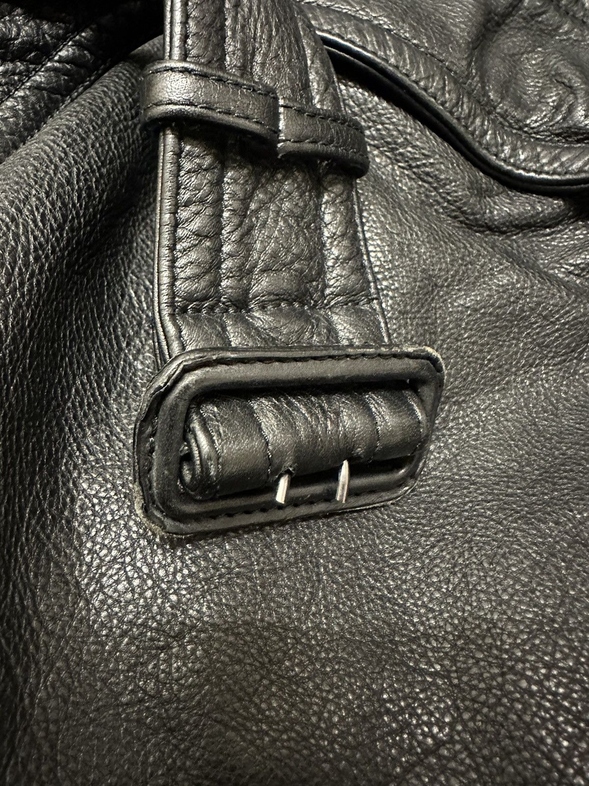 Burberry Prorsum Burberry Prorsum ss11 long leather biker jacket Size US L / EU 52-54 / 3 - 22 Thumbnail