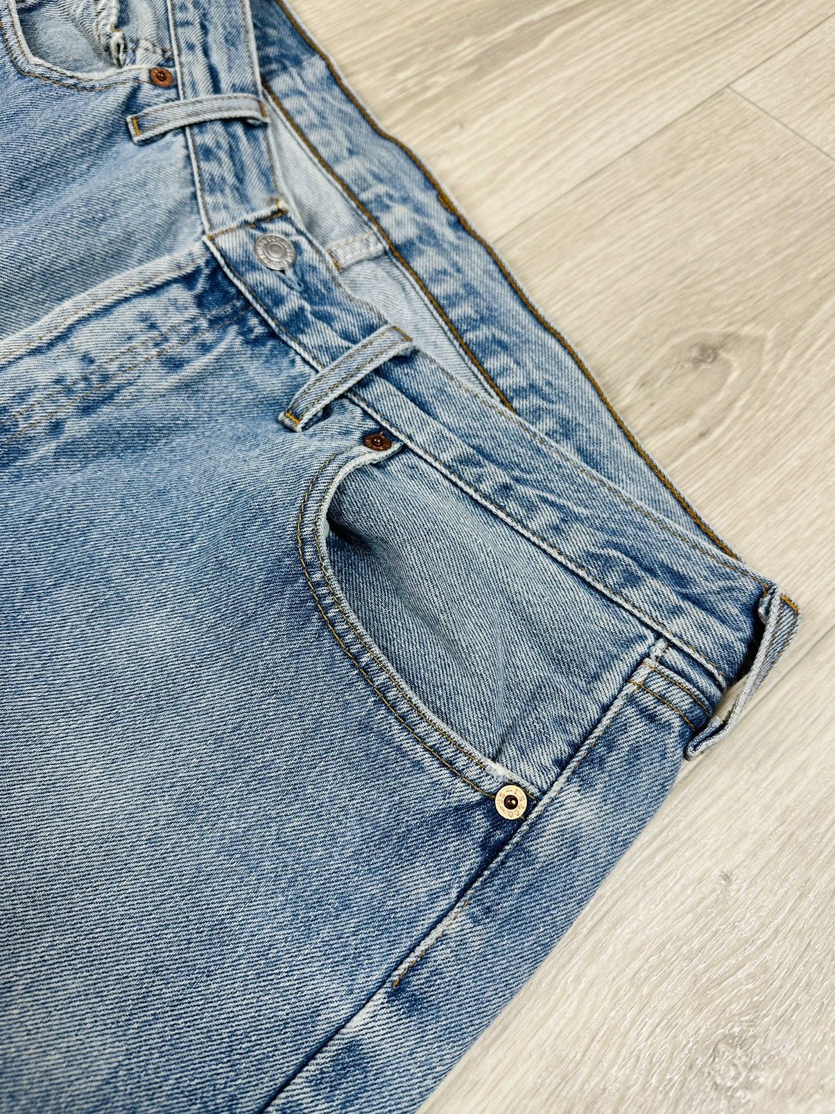 Levi's Vintage 90s Levi’s 501 Denim Jeans 38x32 Made in UK Size US 38 / EU 54 - 5 Thumbnail