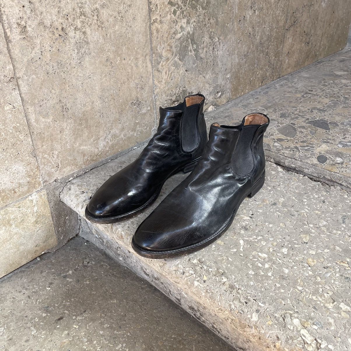 Officine Creative Officine Creative Anatomia 083 Black Leather Chelsea Boots Size US 11 / EU 44 - 5 Thumbnail