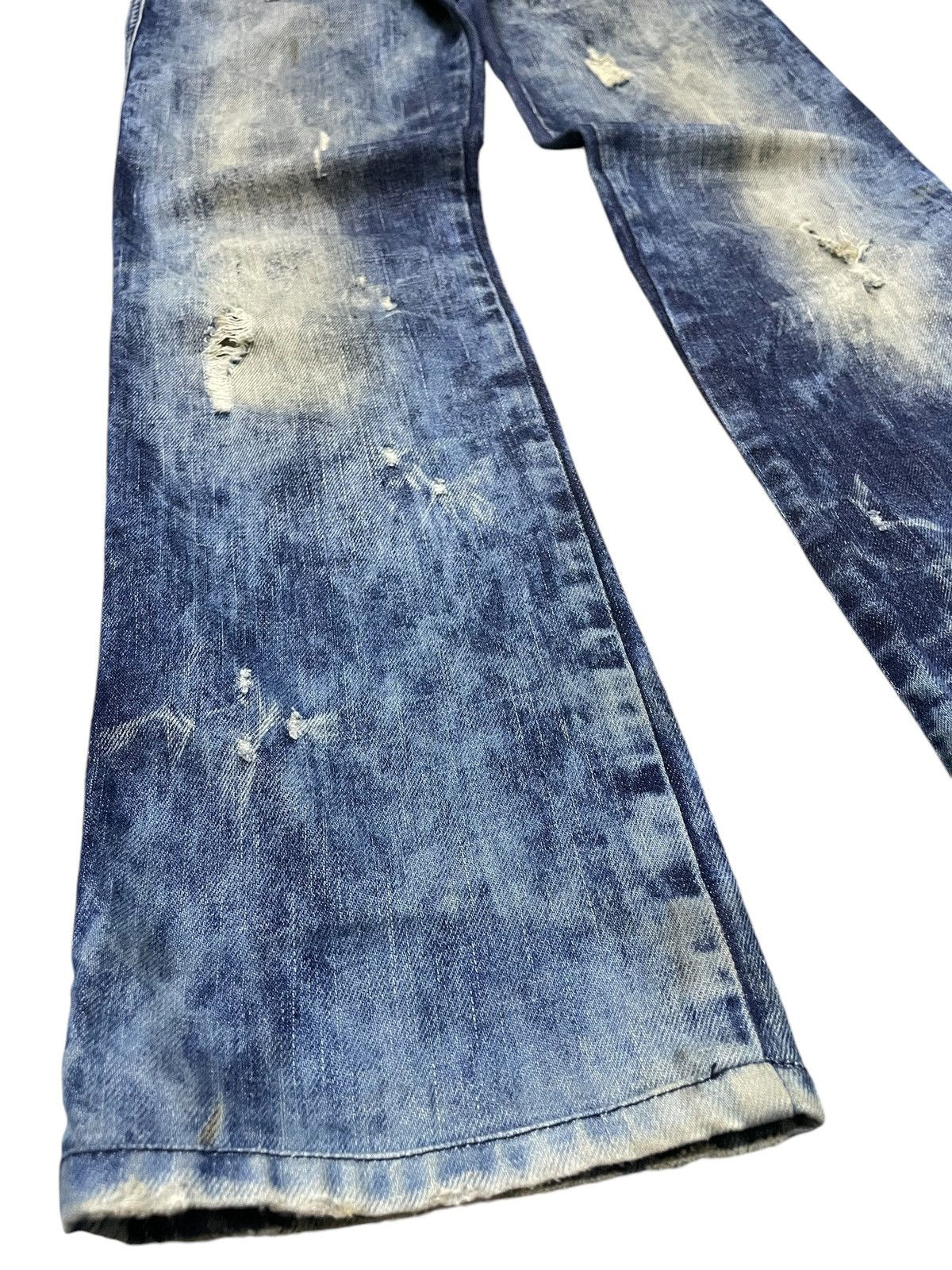 Diesel × Diesel Black Gold Diesel Enzyme Oil Wash Muddy Distressed Jeans Size US 28 / EU 44 - 7 Thumbnail