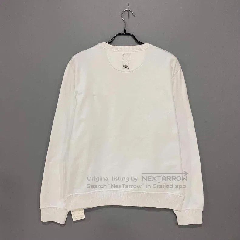 Fendi Fendi Classic White Sweatshirt Size M / US 6-8 / IT 42-44 - 3 Thumbnail