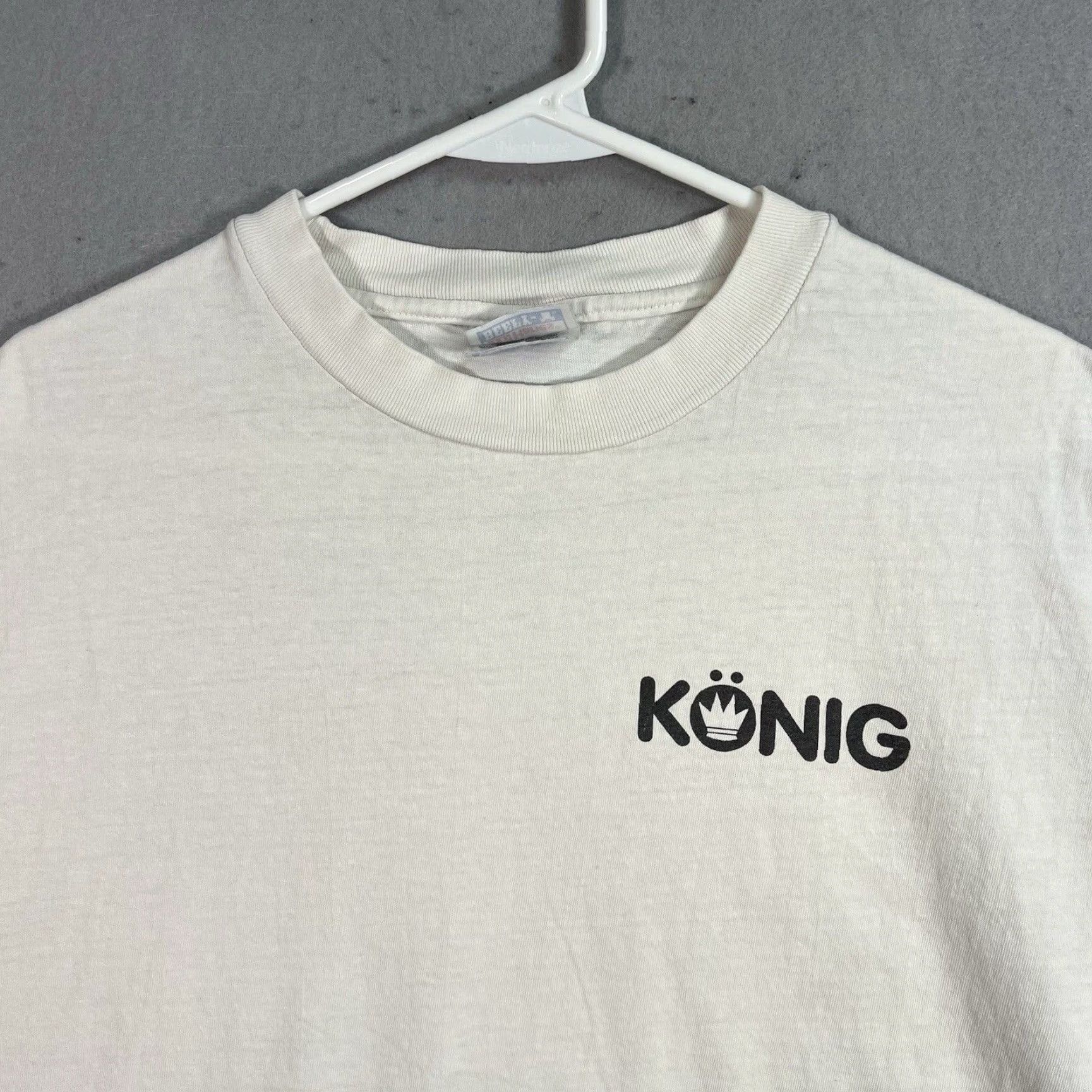 Hanes VINTAGE 90s König Wheels Honda CRX Graphic Tee Adult XL White Mens Size US XL / EU 56 / 4 - 5 Thumbnail