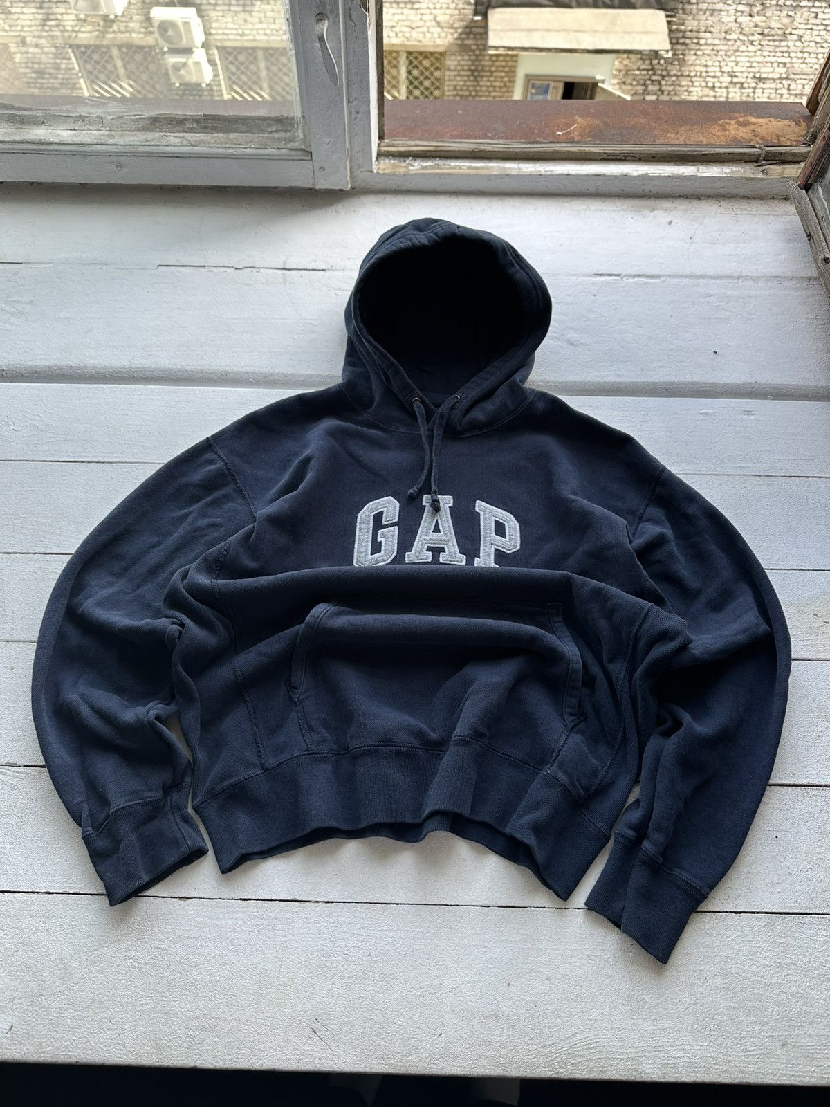 Gap 🚨Vintage GAP Yeezy Style Gap Oversized Hoodie Washed boxy Size US M / EU 48-50 / 2 - 1 Thumbnail