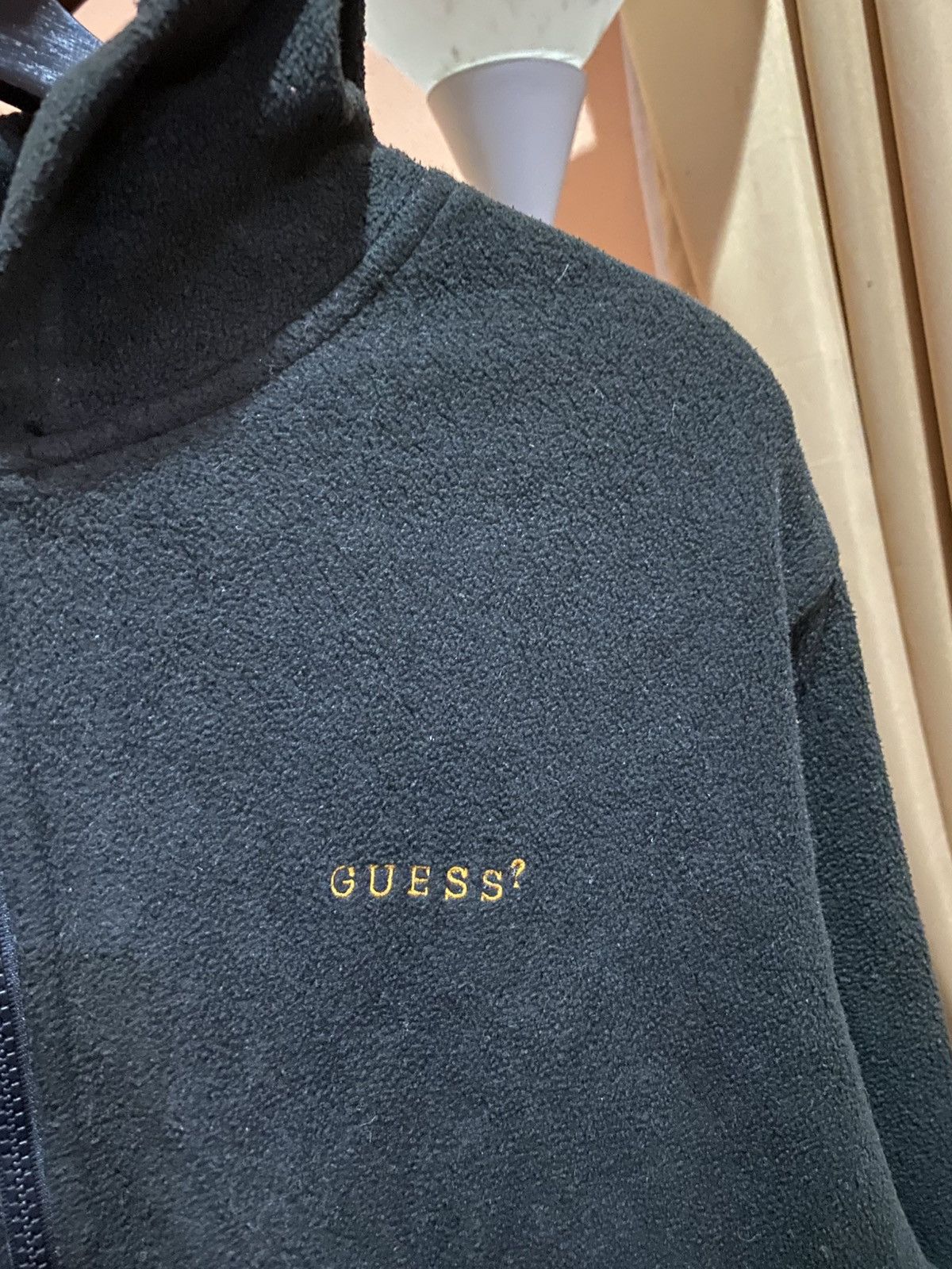 Guess Vintage Guess Black Fleece Zip-Up Hoodie Made in Hong Kong Size US S / EU 44-46 / 1 - 6 Thumbnail
