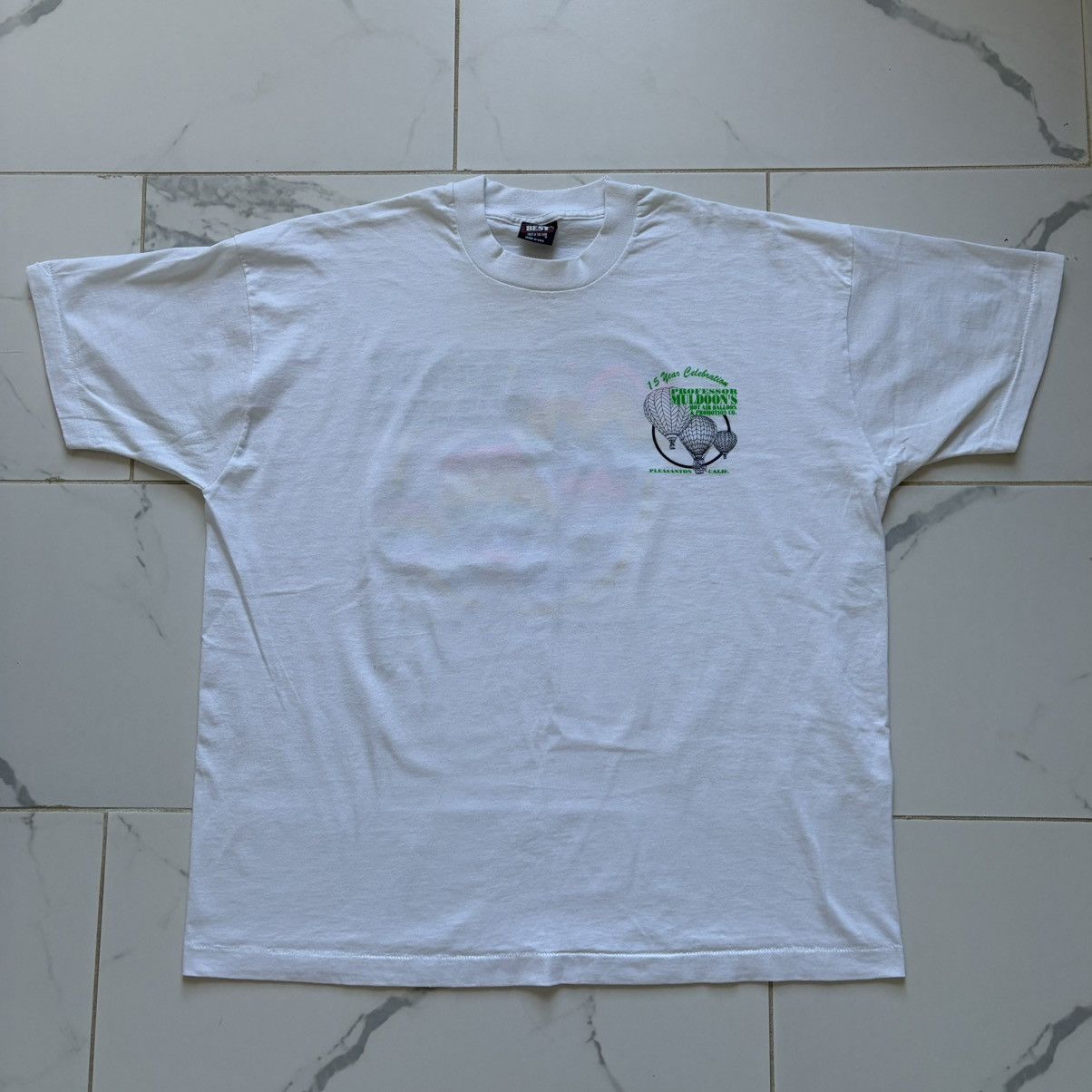 Vintage Vintage 1990s 90s Professor Muldoon’s Hot Air Balloon Tee Size US XXL / EU 58 / 5 - 2 Thumbnail