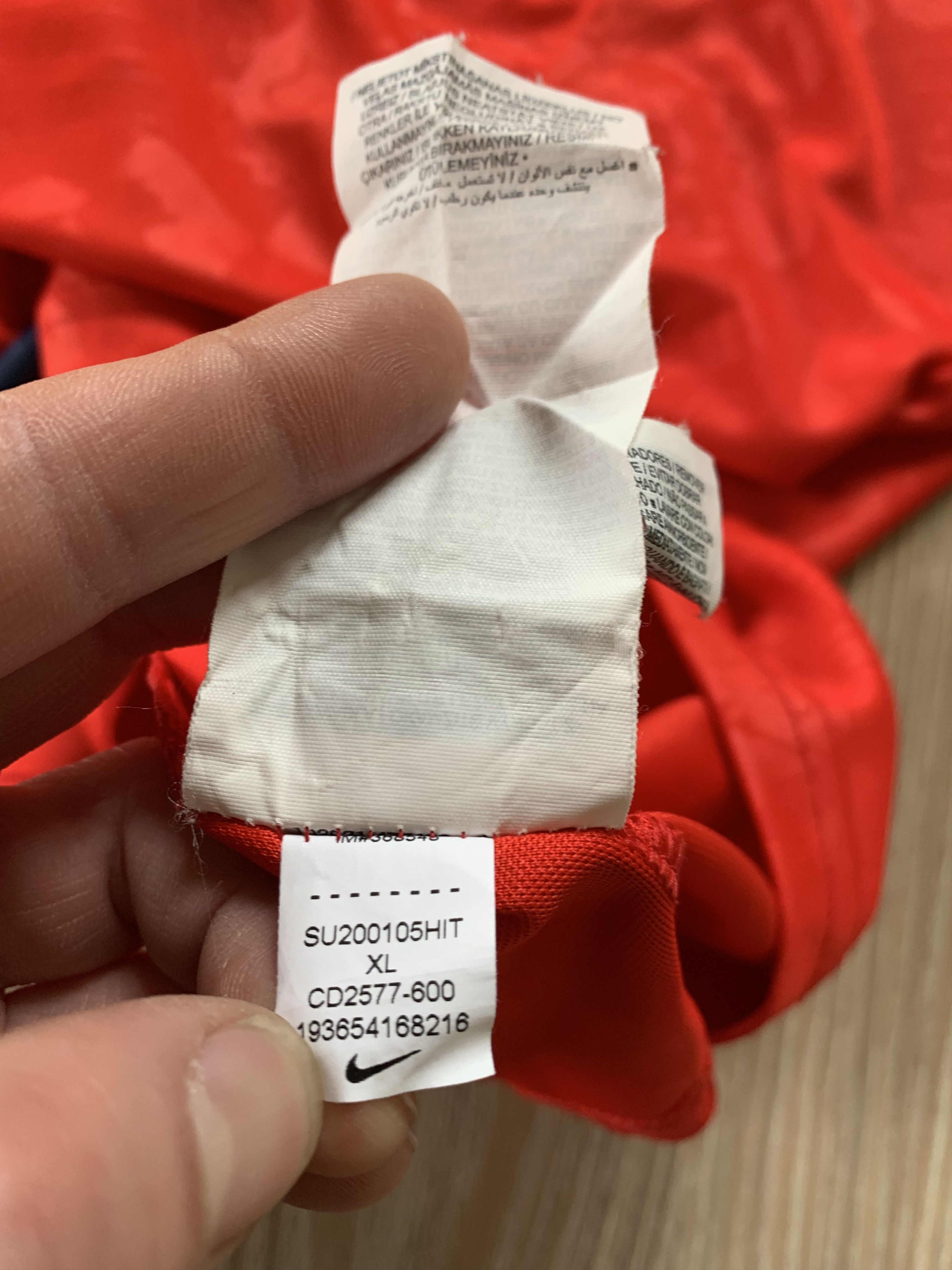 Nike Nike England Soccer Jersey 17-18 Size US XL / EU 56 / 4 - 7 Thumbnail