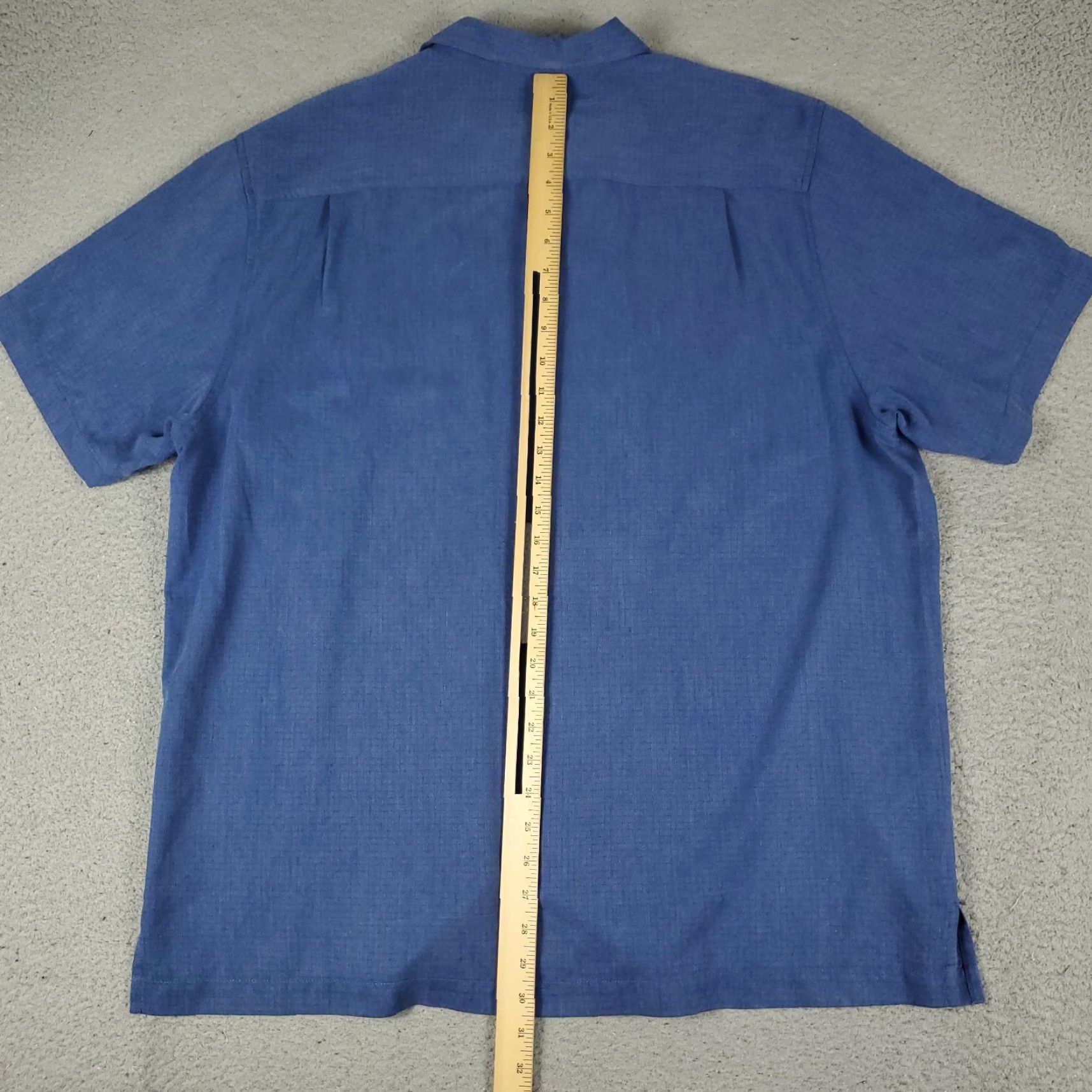 Tommy Bahama Tommy Bahama Shirt Mens XL Blue Silk Hawaiian Button Up Short Sleeve Size US XL / EU 56 / 4 - 3 Thumbnail