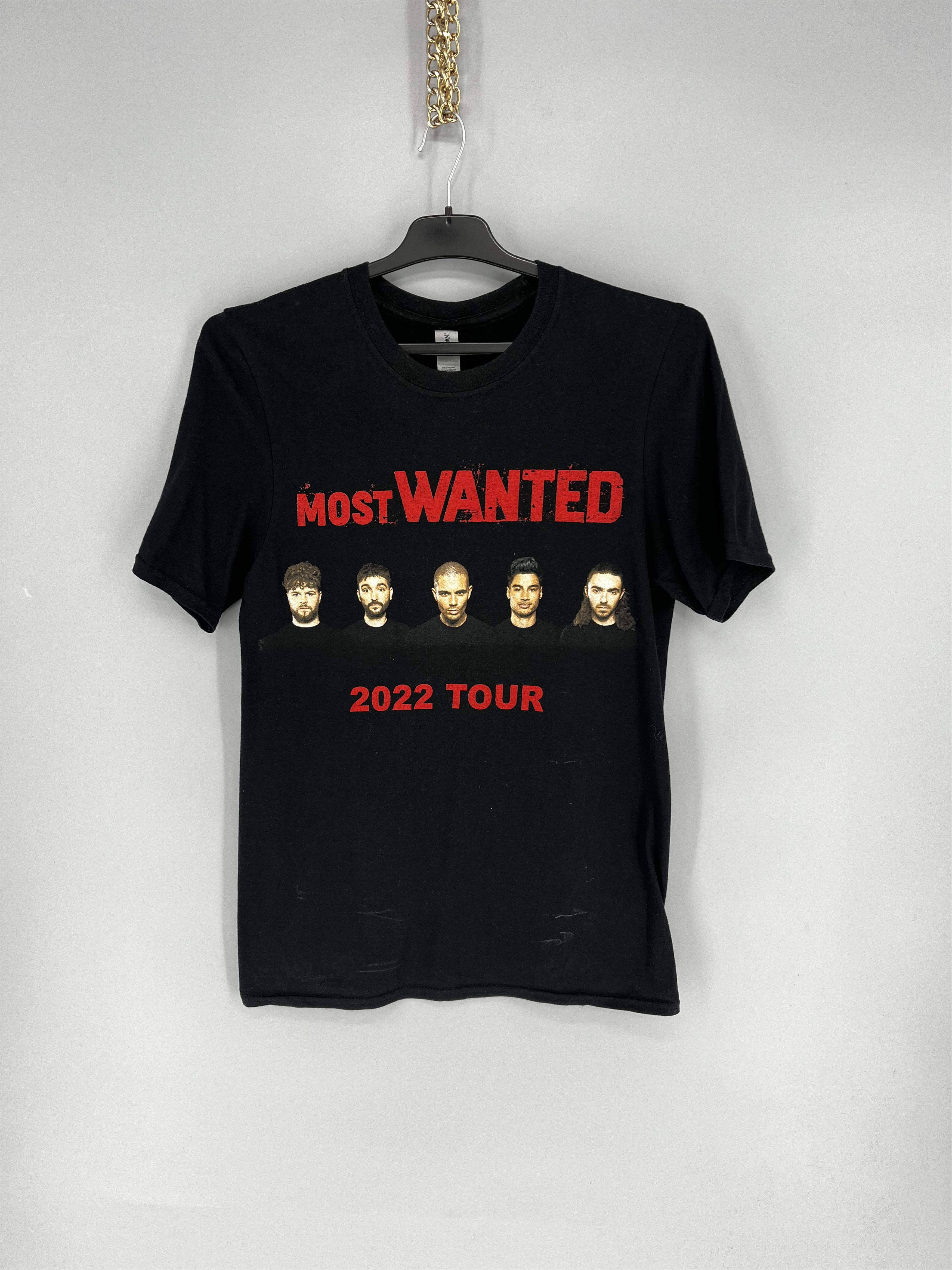 Band Tees Most Wanted Boy Band USA Summer Tour 22 Shirt Size US S / EU 44-46 / 1 - 1 Thumbnail