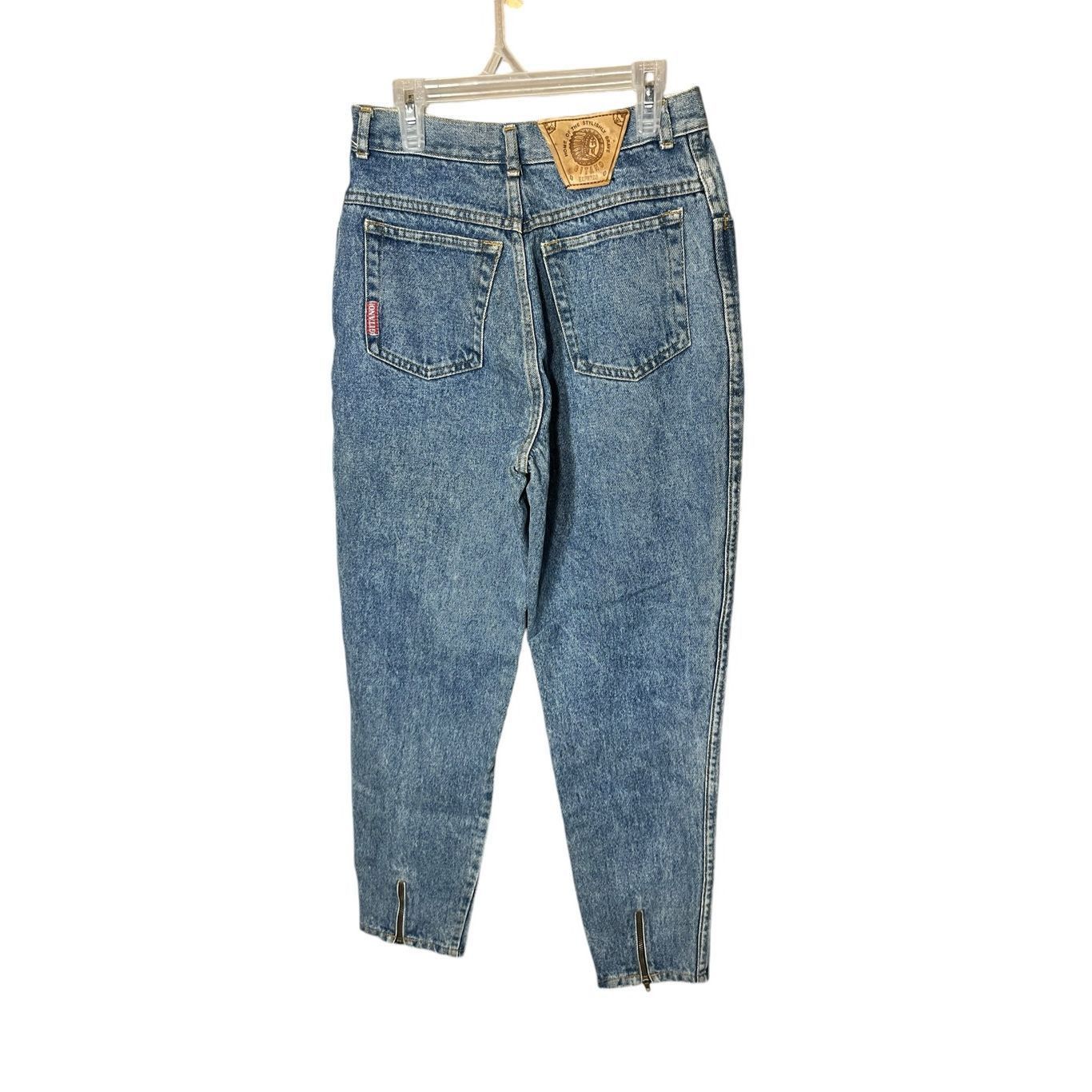 Other Vintage Gitano Express 80s 90s High Rise Straight Leg Jeans Size 27" / US 4 / IT 40 - 4 Thumbnail