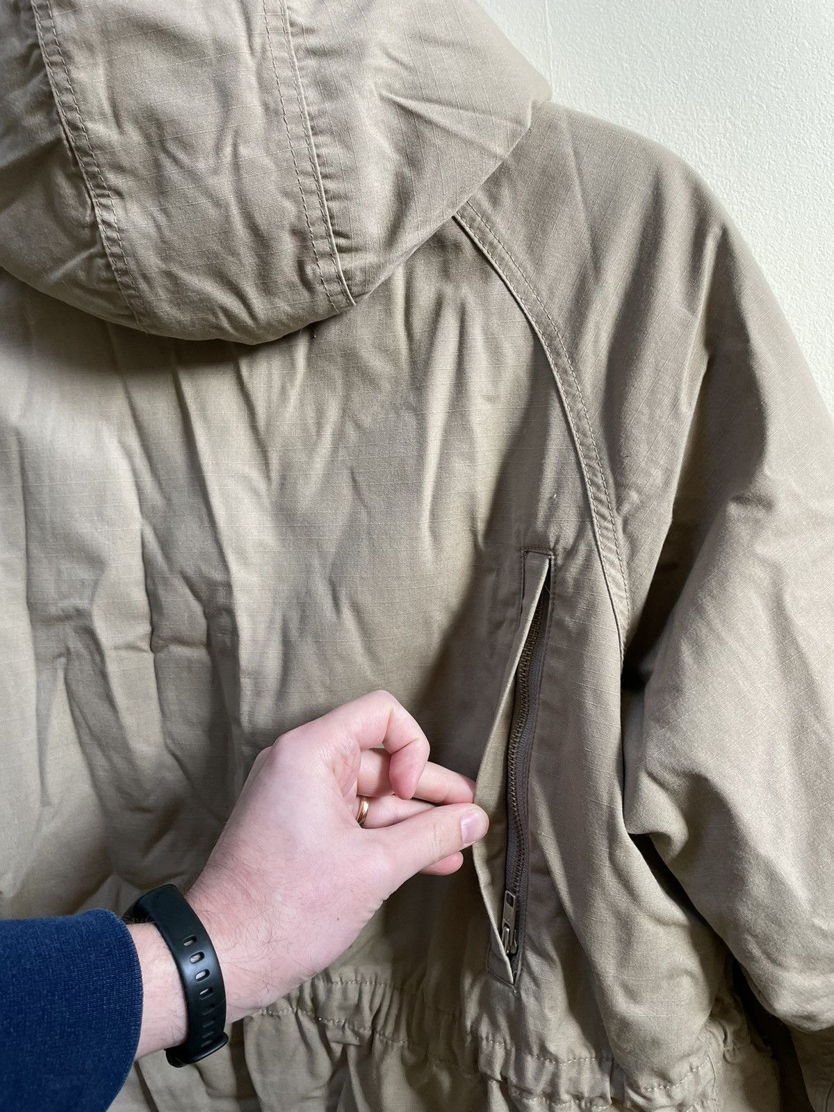 Engineered Garments FINAL DROP Engineered Garments Wool Tweed Lining Parka Size US XL / EU 56 / 4 - 10 Thumbnail