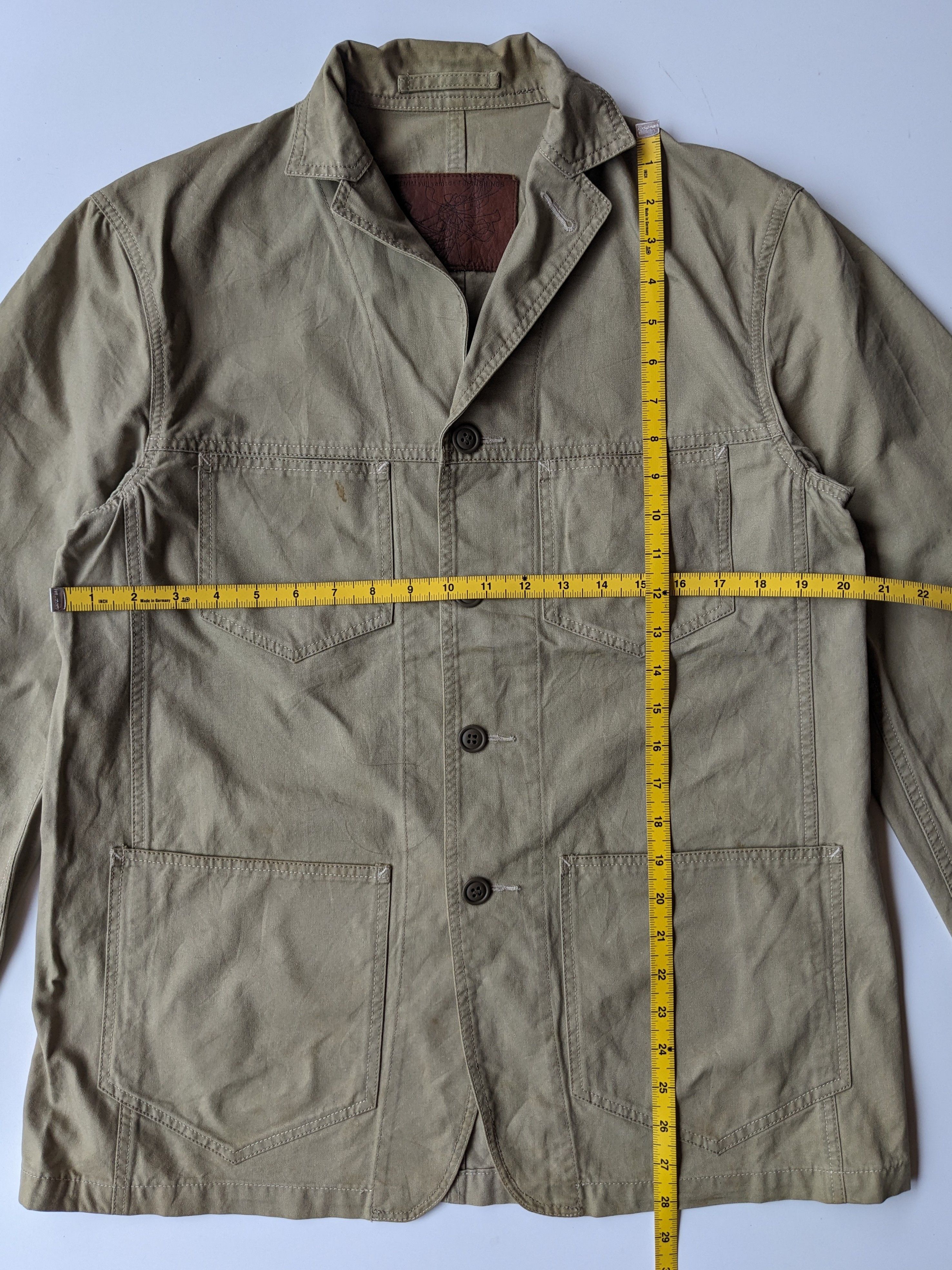 Yuji Yamada Yuji Yamada chore jacket beige denim Size US M / EU 48-50 / 2 - 6 Thumbnail