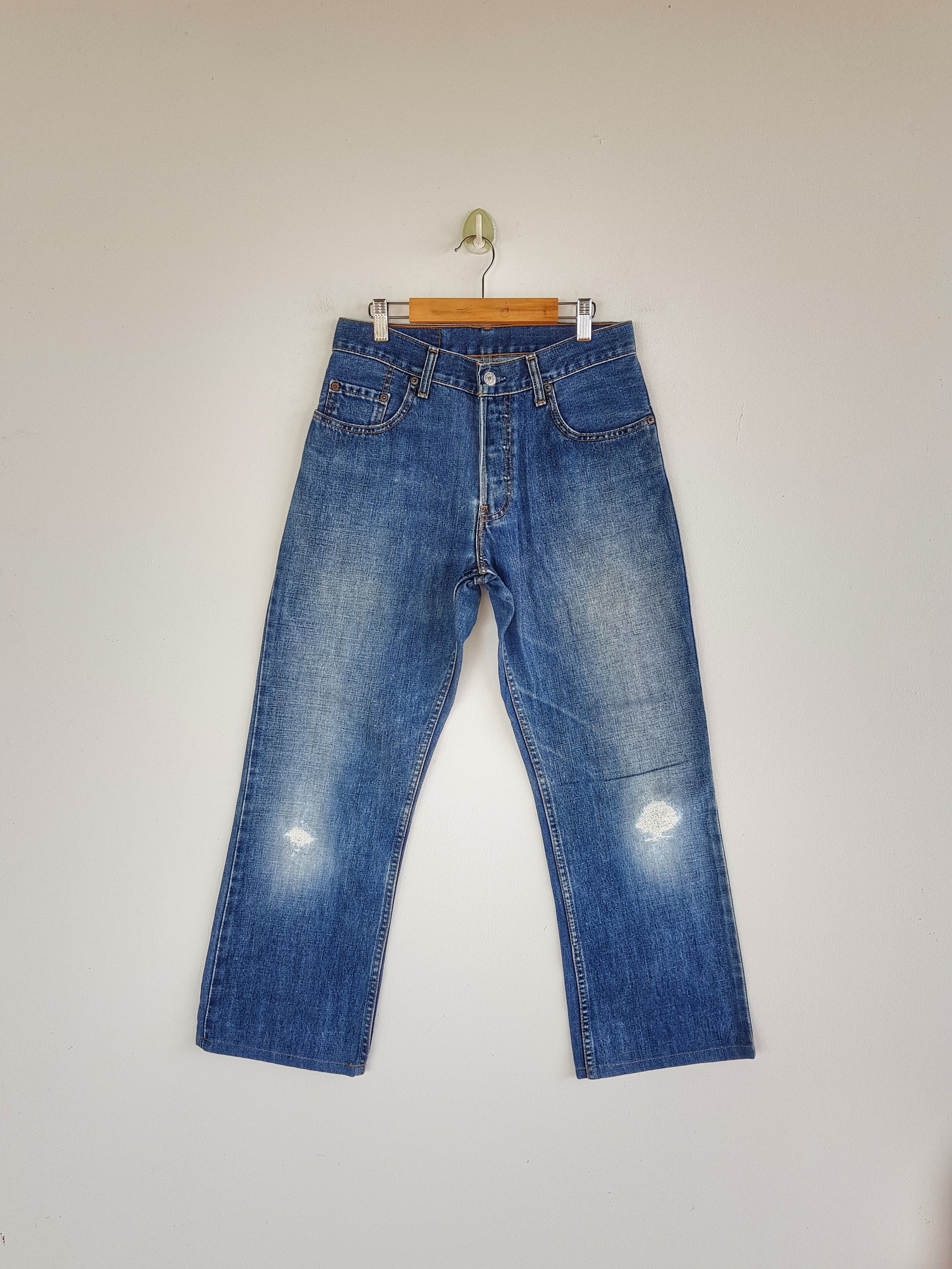 Levi's Vintage 90s Levis Distressed Jeans Levi's Button Fly Denim Size 28" / US 6 / IT 42 - 1 Thumbnail