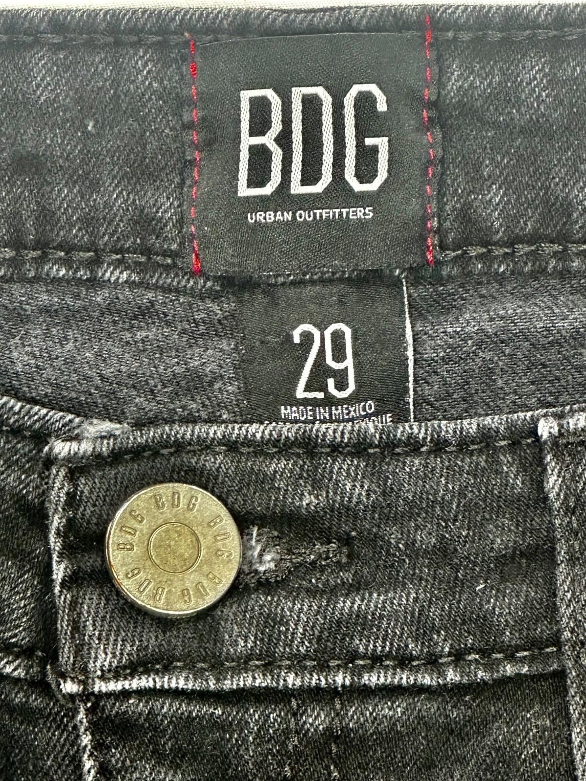 Bdg Urban Outfitters BDG Cutoff Denim Jean Shorts Black Women 29 Size 29" - 8 Thumbnail
