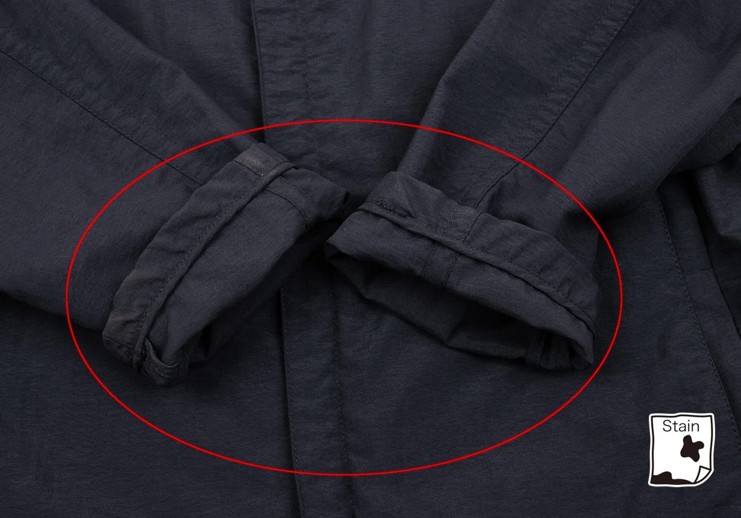 Emporio Armani Nylon Swing Top in Navy, Size 46 Size US S / EU 44-46 / 1 - 8 Thumbnail