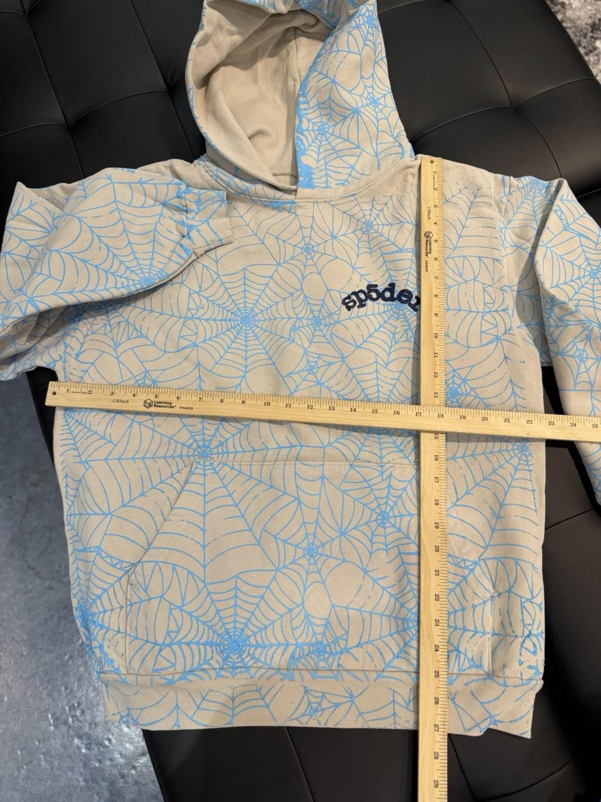 Sp5der Sp5der Worldwide Blue AOP WEB Hoodie Size (L) (NEW) Size US L / EU 52-54 / 3 - 5 Thumbnail