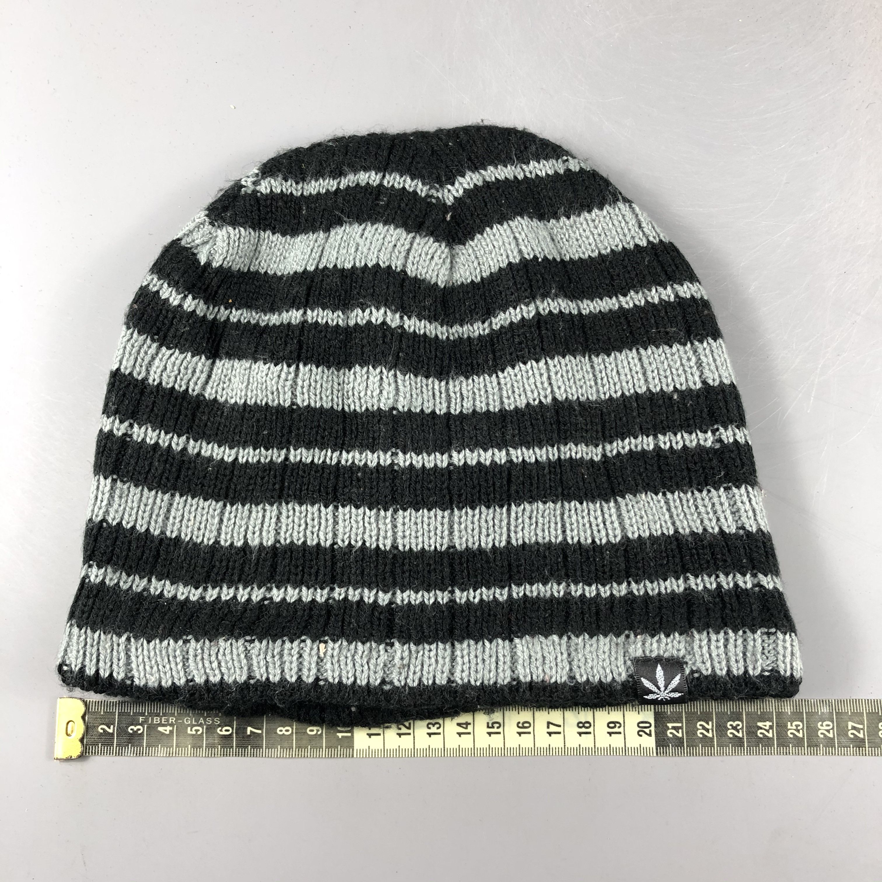 Japanese Brand × Vintage Marijuana Stripe Beanie Snow Hat Snow Cap -D495 Size ONE SIZE - 3 Thumbnail