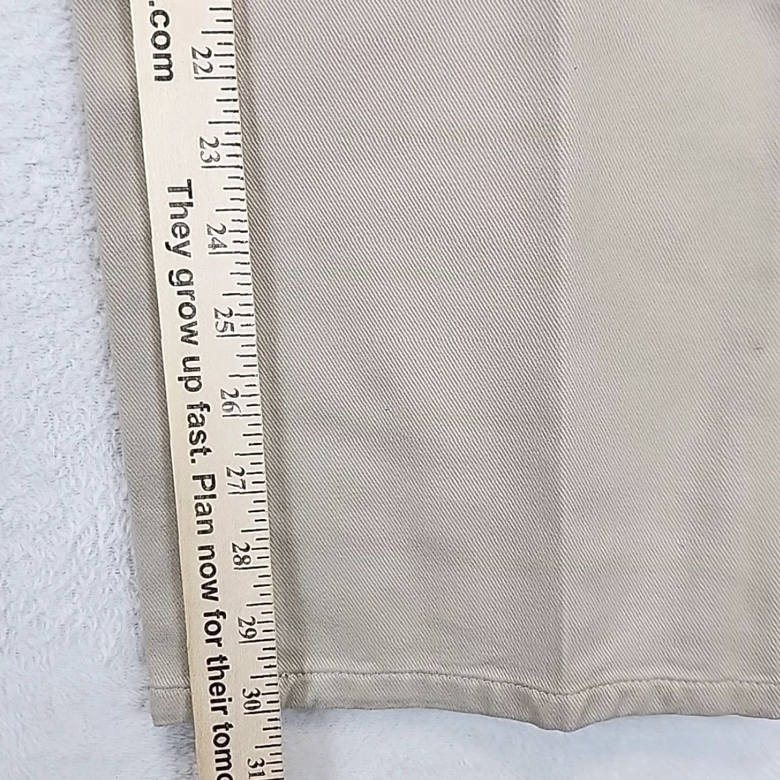 Vintage Christopher & Banks Ladies Comfort Stretch Boot Cut Pants Tan Beige Womens Sz 10 Size 32" / US 10 / IT 46 - 7 Thumbnail