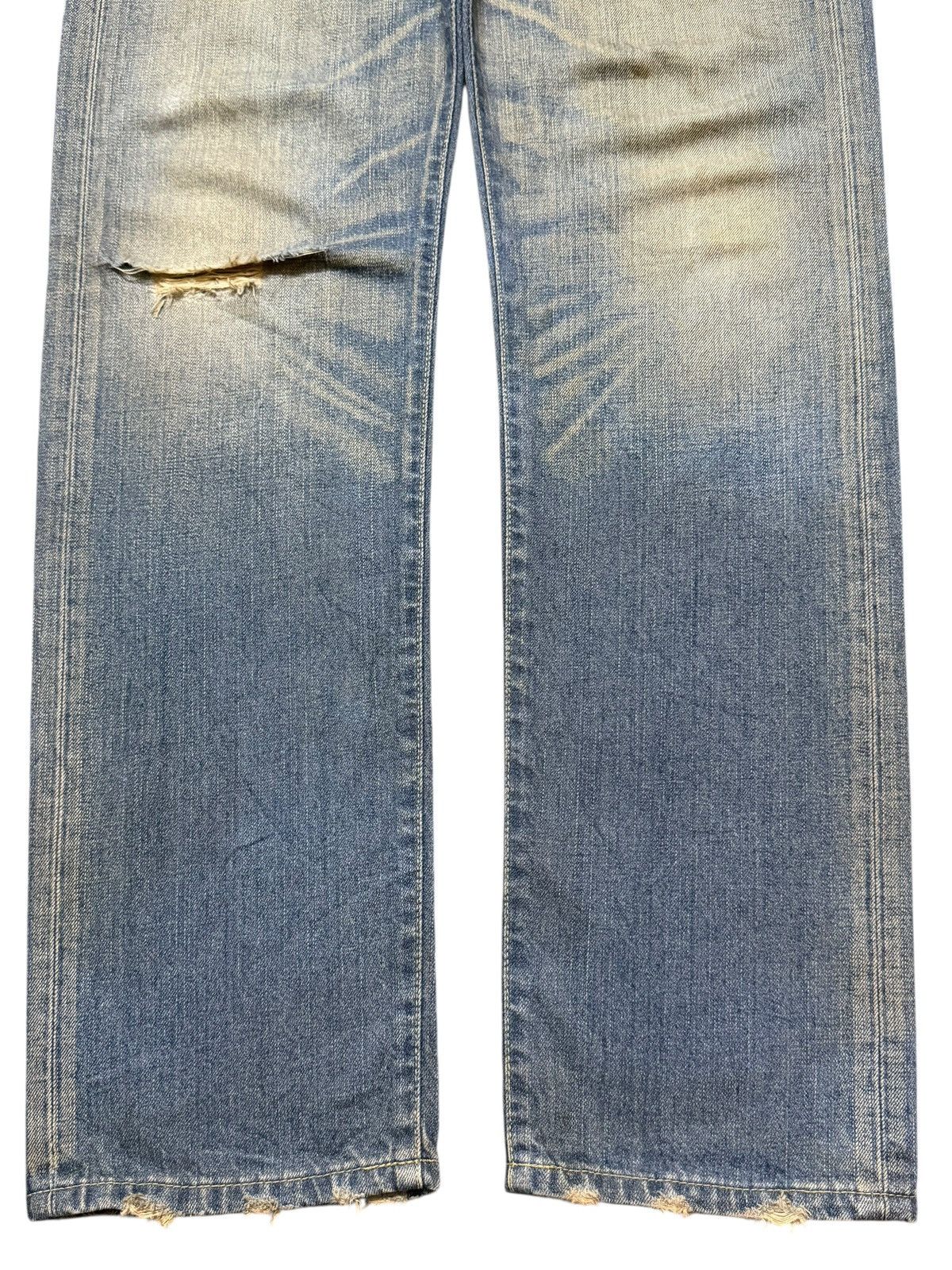Levi's Vintage Y2K Levis 505 Mud Wash Faded Clawmark Distressed Size US 34 / EU 50 - 7 Thumbnail