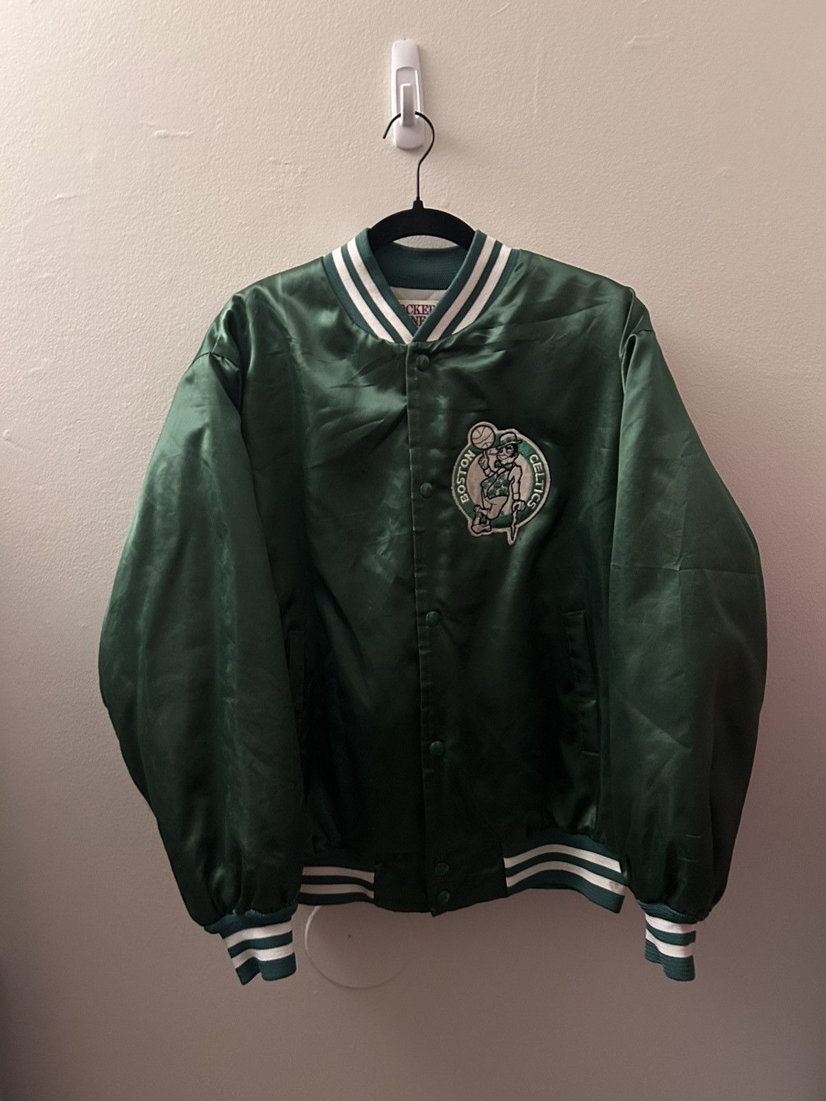 Vintage Celtics Bomber Jacket