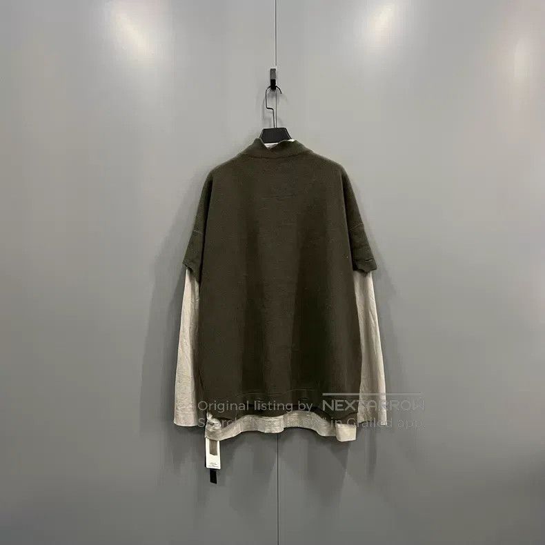 Givenchy Givenchy Contrast Color Crew Neck Distressed Sweater Size US L / EU 52-54 / 3 - 2 Thumbnail