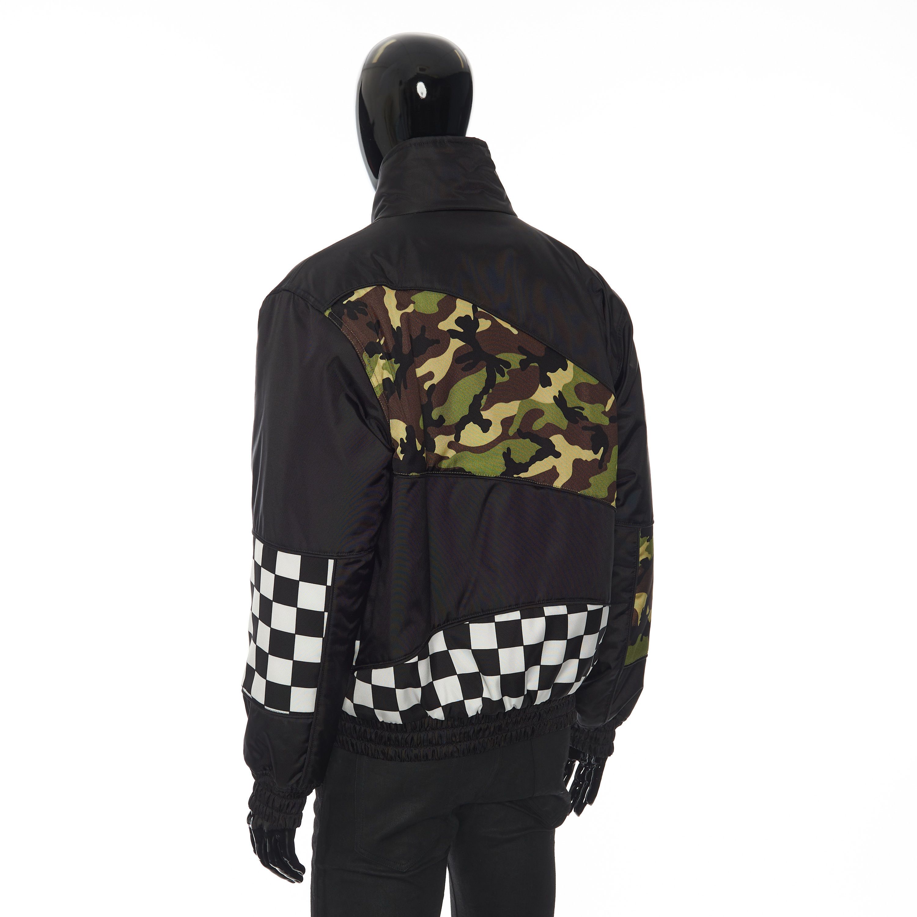 Celine Patchwork Shell Bomber Jacket In Black Technical Fabric Size US M / EU 48-50 / 2 - 4 Thumbnail
