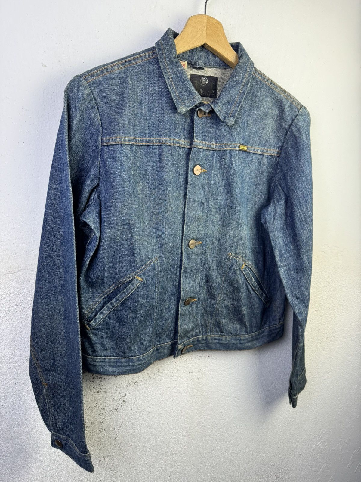 Vintage Vintage 1960s 70s Maverick Redline Selvedge Denim Jacket Size US S / EU 44-46 / 1 - 2 Thumbnail