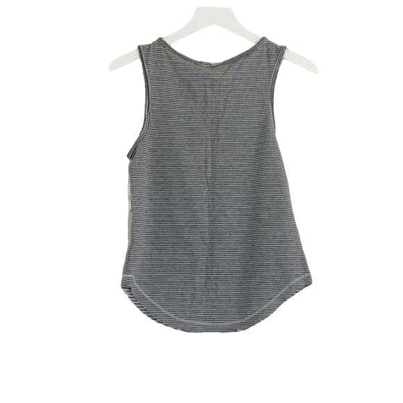 Anthropologie Anthropologie Striped Enok Henley Tank Top Size XS / US 0-2 / IT 36-38 - 3 Thumbnail