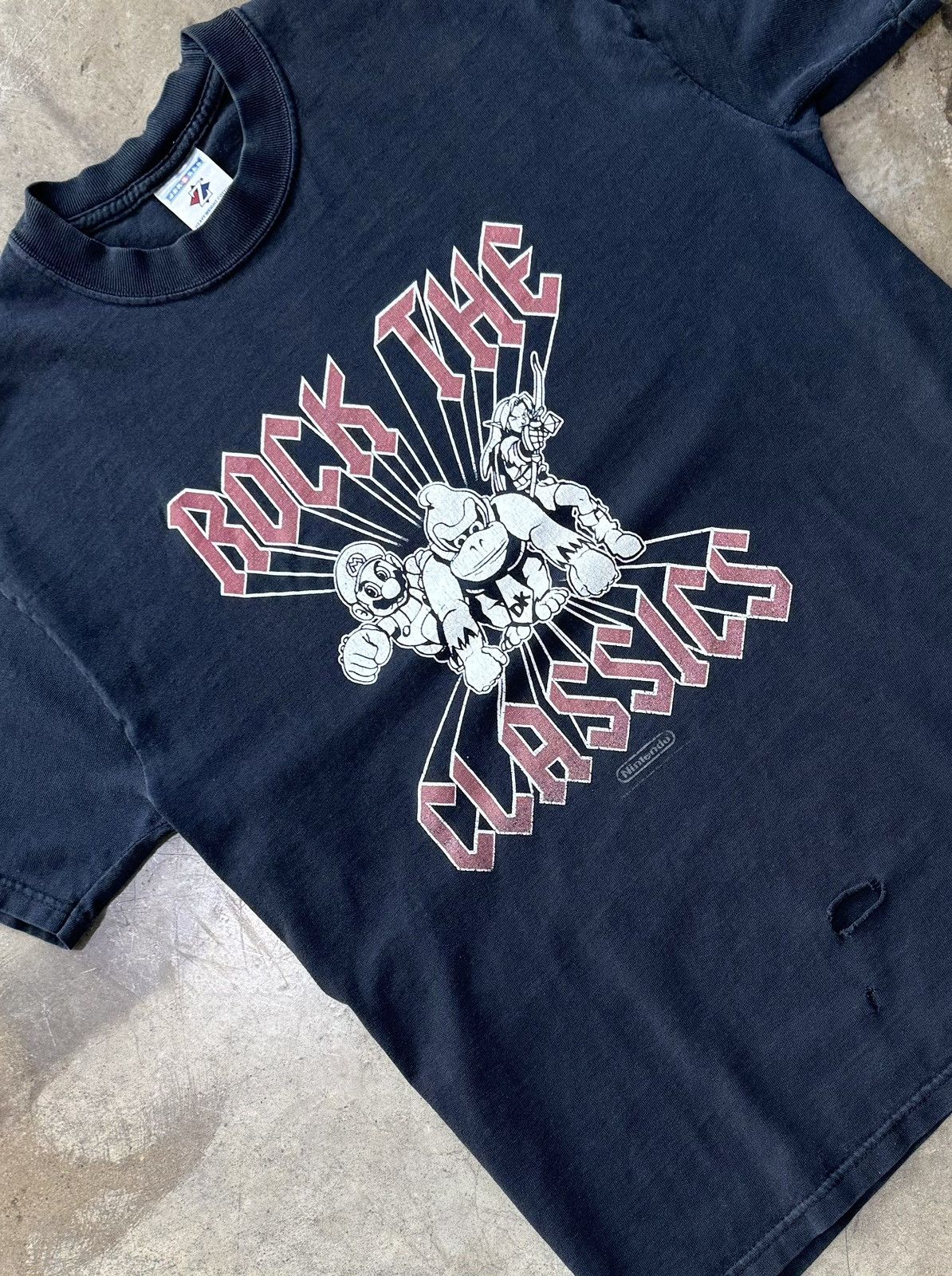 Jerzees Vintage Nintendo Donkey Kong Rock the Classics Tee Medium Size US M / EU 48-50 / 2 - 1 Thumbnail
