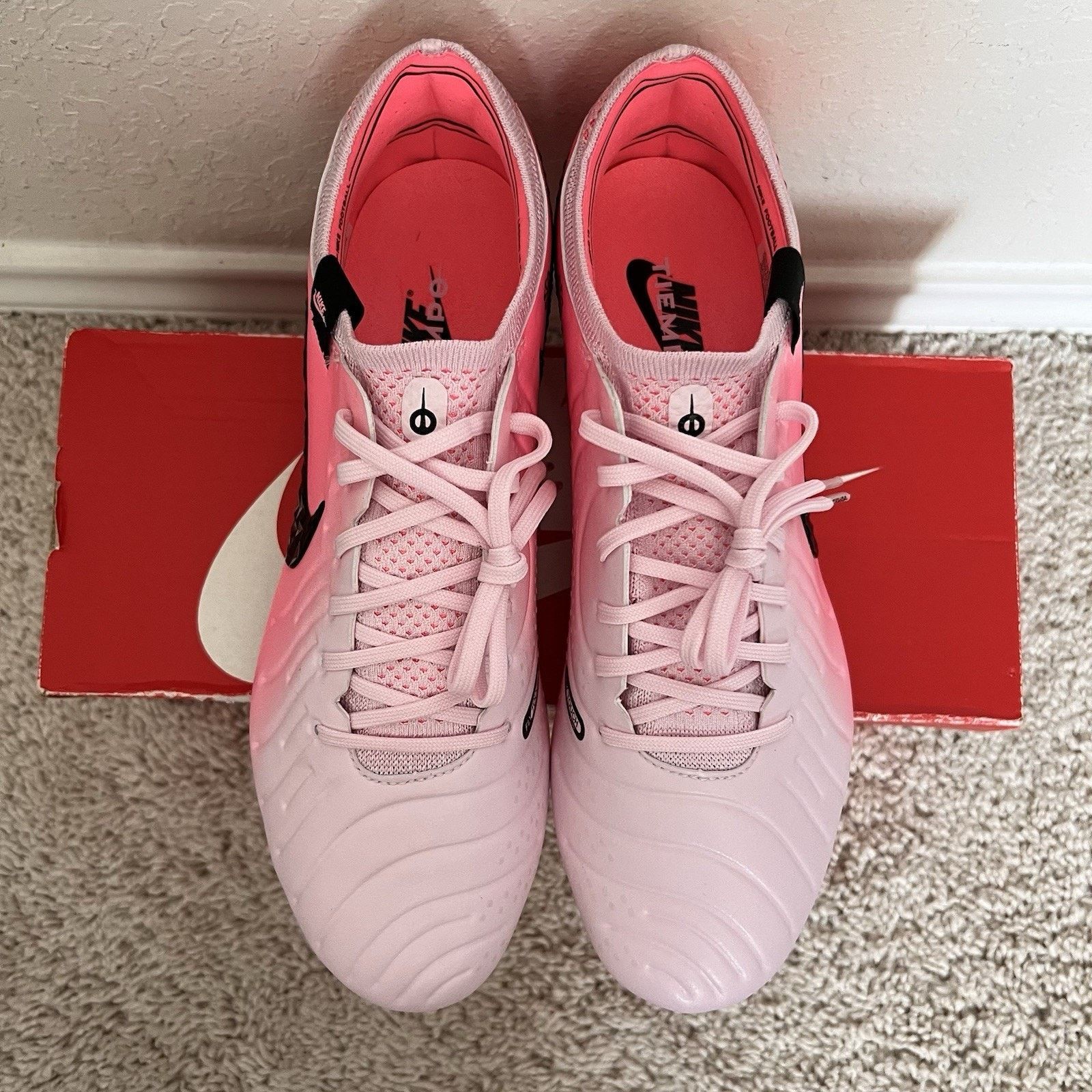Nike Nike Legend 10 Elite SG Pro ACC Size 7 Pink Cleats New Size US 7 / EU 40 - 4 Thumbnail