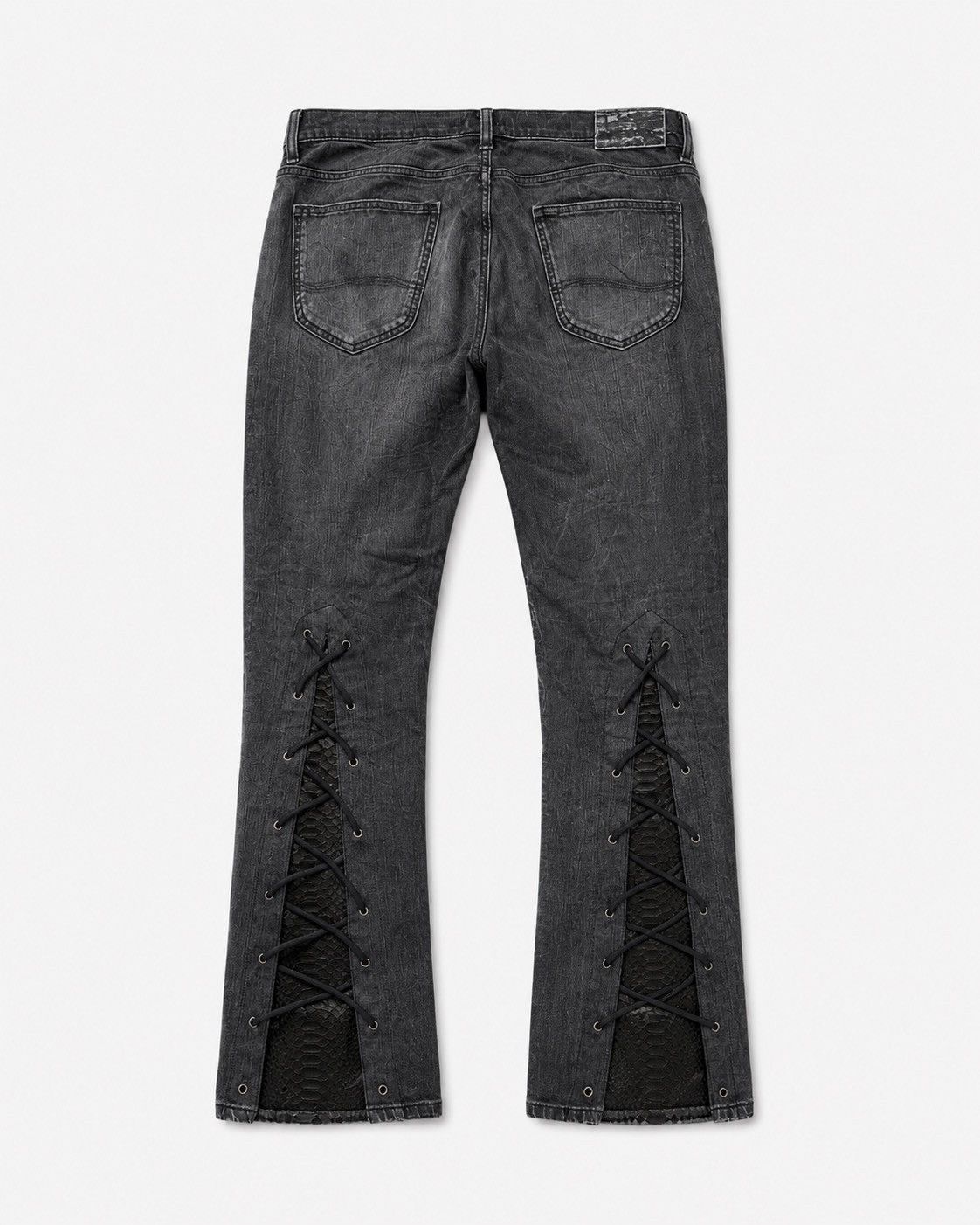Japanese Brand LEE lace up flare jeans Size US 32 / EU 48 - 2 Thumbnail