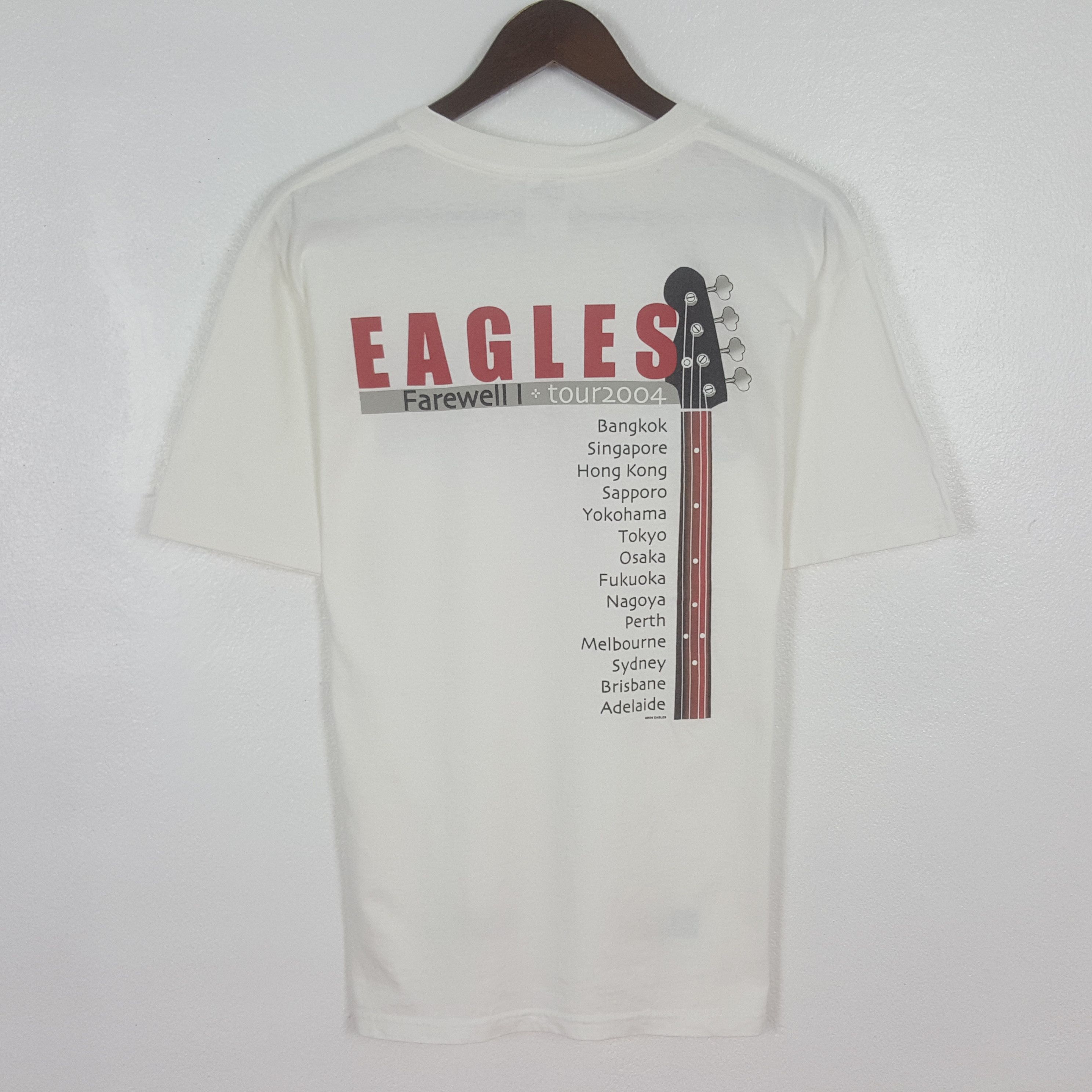 Band Tees Vintage Eagles Farewell I 2004 American Rock Band Tshirt Size US M / EU 48-50 / 2 - 3 Thumbnail