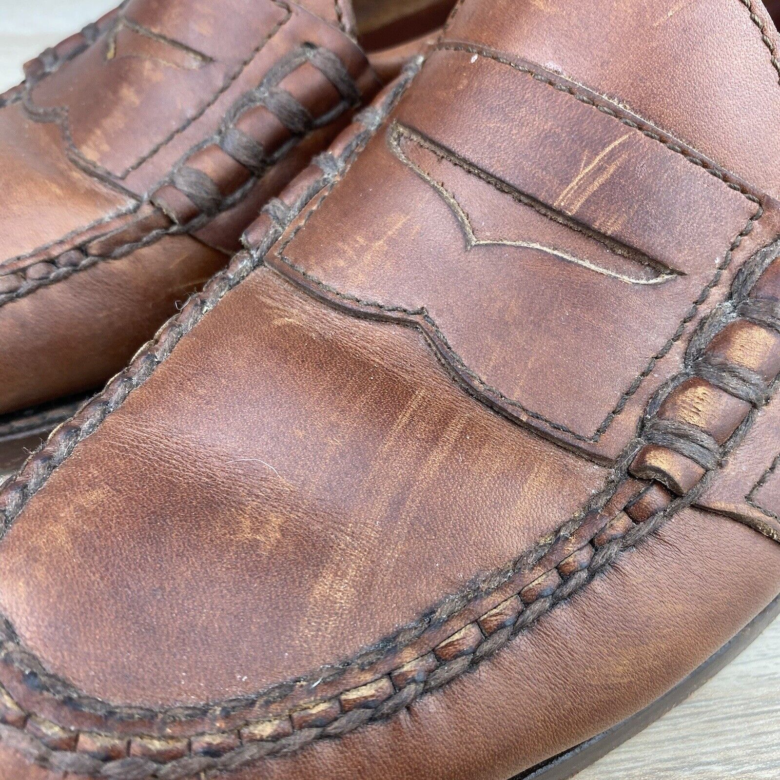Polo Ralph Lauren Polo Ralph Lauren Leather Loafers Vintage Size 11.5D Used Size US 11.5 / EU 44-45 - 13 Thumbnail