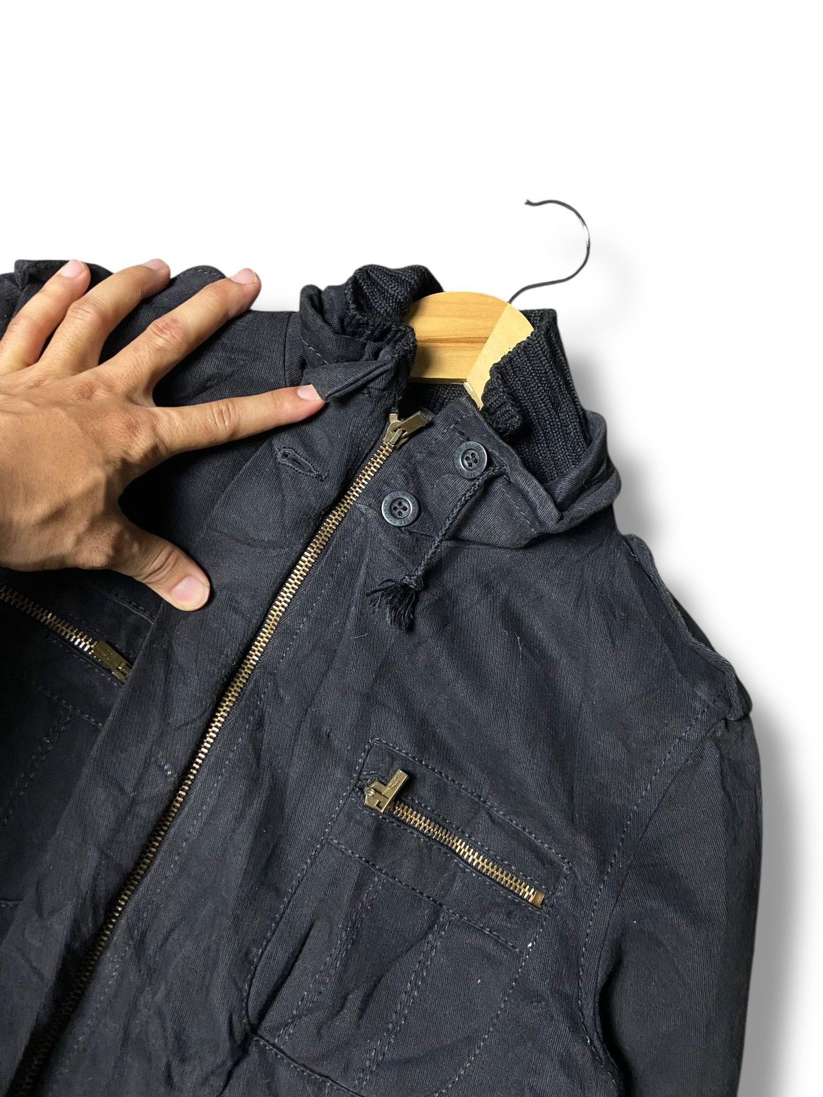 Japanese Brand SEE BY CHLOE Zip Up Design Jacket (141) Size US XXS / EU 40 - 3 Thumbnail